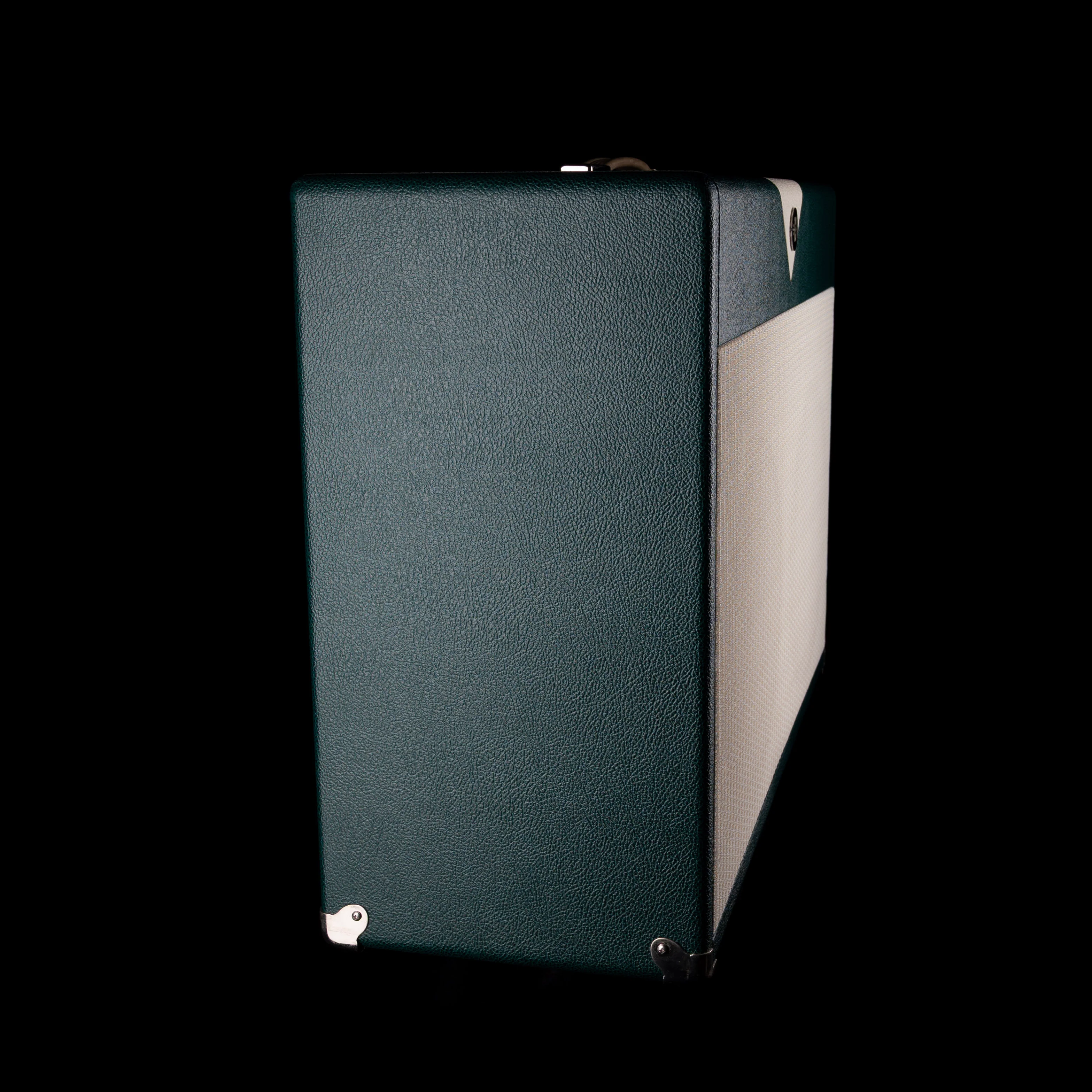 Pre Owned 2007 Divided By 13 FTR37 Green/Cream Guitar Amp Head And 2x12" Cab with Footswitch and Covers - Image 11