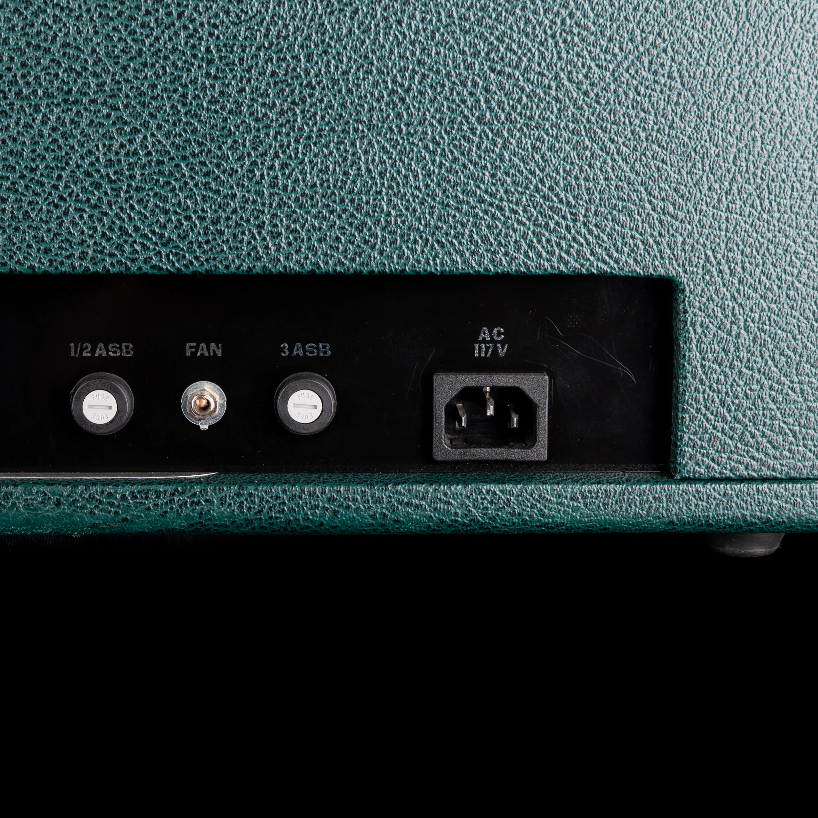 Pre Owned 2007 Divided By 13 FTR37 Green/Cream Guitar Amp Head And 2x12" Cab with Footswitch and Covers - Image 20