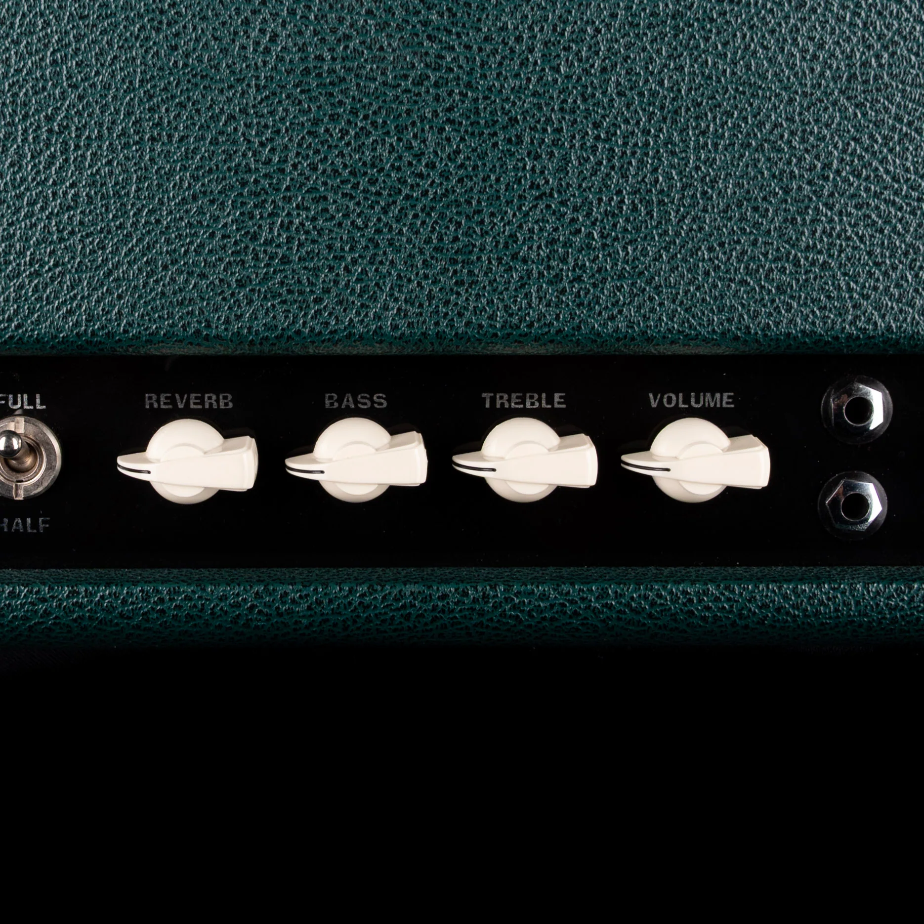Pre Owned 2007 Divided By 13 FTR37 Green/Cream Guitar Amp Head And 2x12" Cab with Footswitch and Covers - Image 4