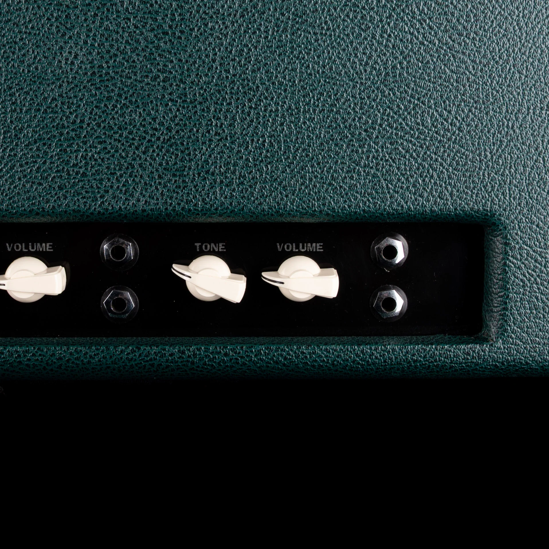 Pre Owned 2007 Divided By 13 FTR37 Green/Cream Guitar Amp Head And 2x12" Cab with Footswitch and Covers - Image 5