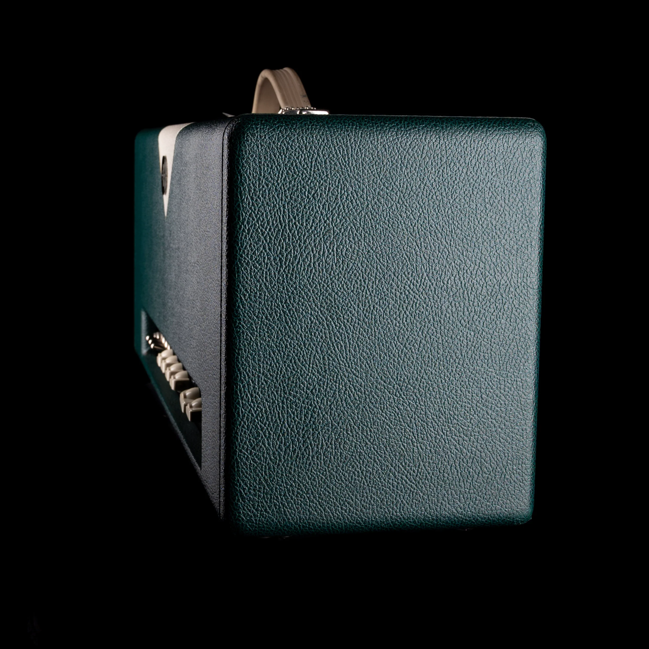 Pre Owned 2007 Divided By 13 FTR37 Green/Cream Guitar Amp Head And 2x12" Cab with Footswitch and Covers - Image 6
