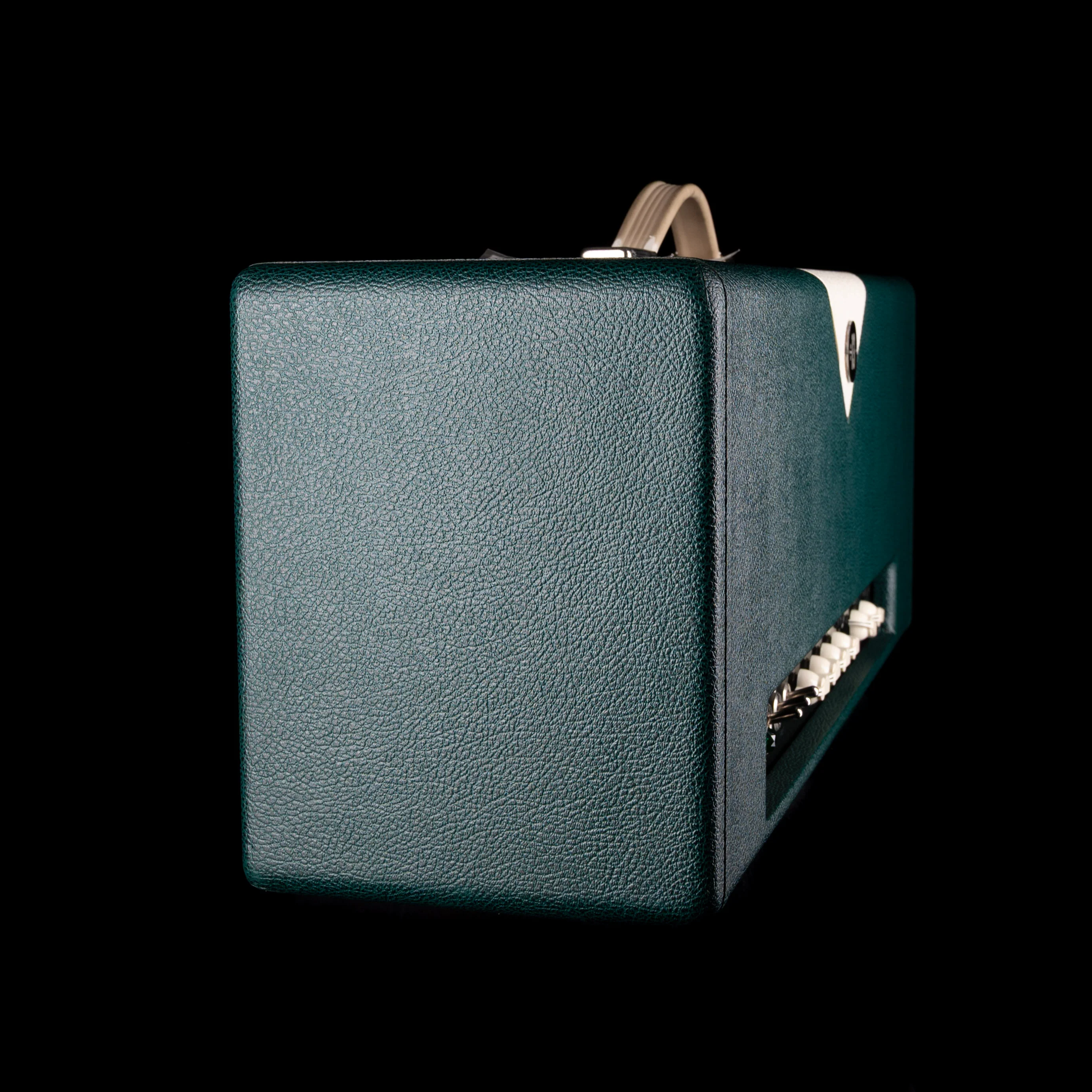Pre Owned 2007 Divided By 13 FTR37 Green/Cream Guitar Amp Head And 2x12" Cab with Footswitch and Covers - Image 7