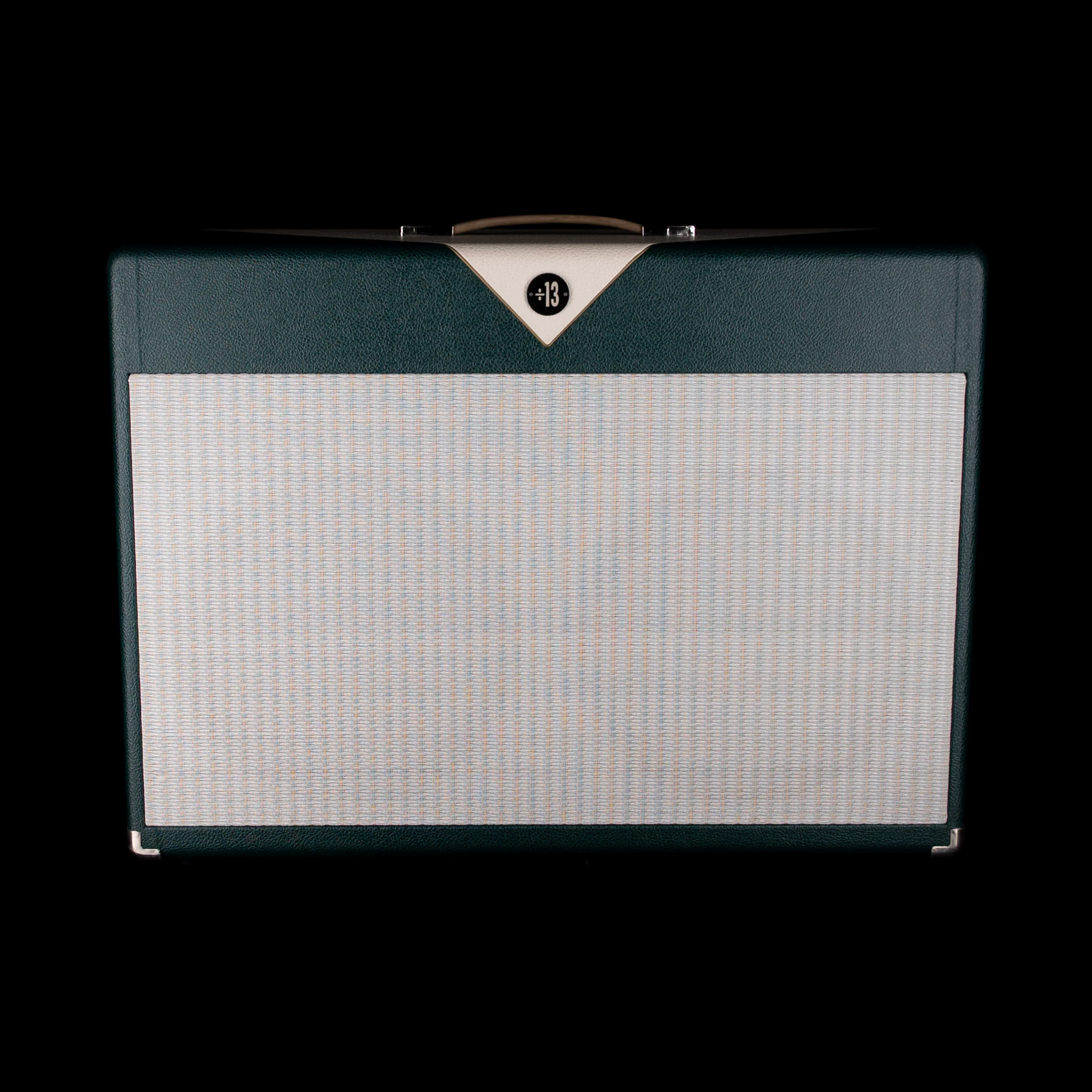 Pre Owned 2007 Divided By 13 FTR37 Green/Cream Guitar Amp Head And 2x12" Cab with Footswitch and Covers - Image 9
