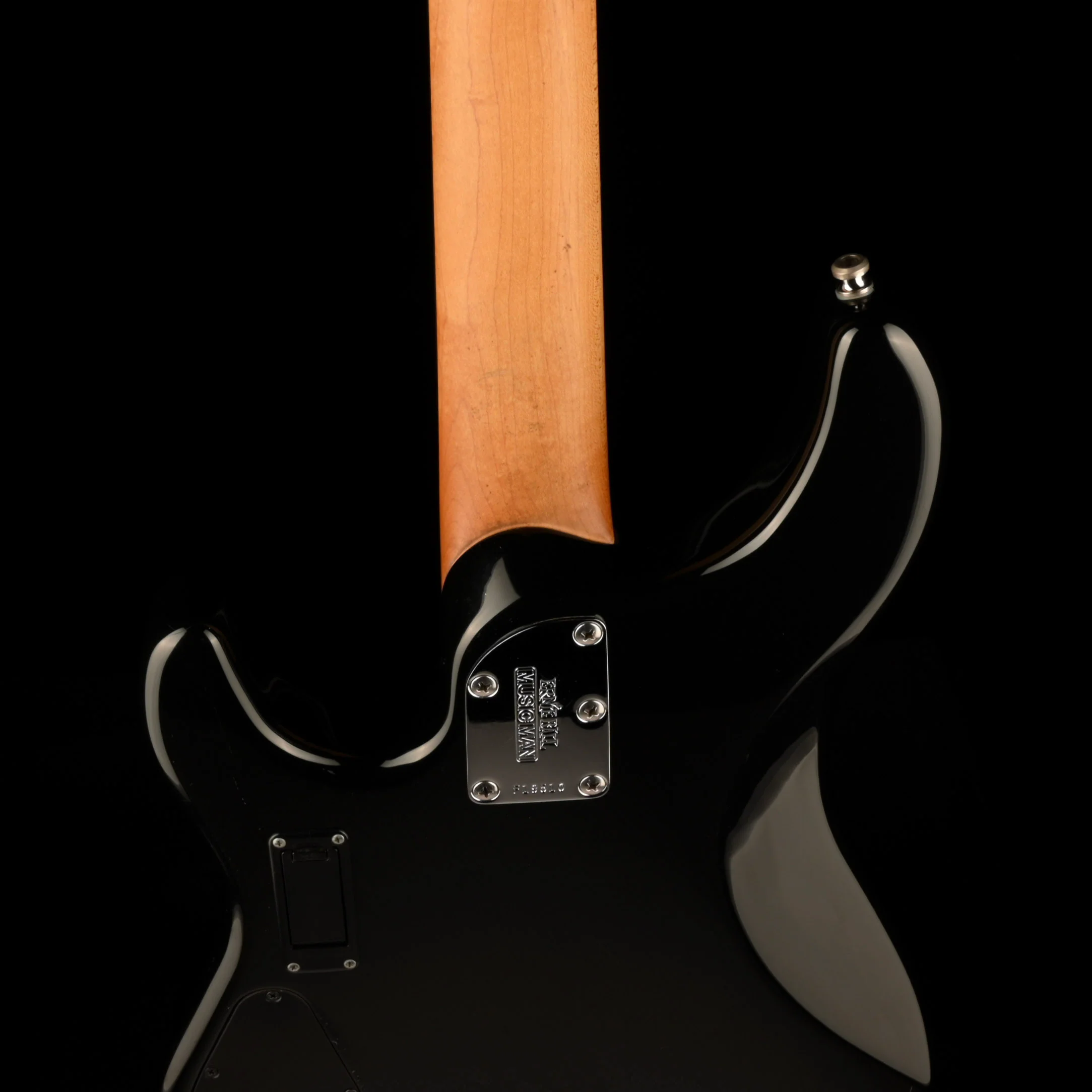 Pre Owned 2007 Ernie Ball Music Man USA Sterling 4 HH Black Bass With OHSC - Image 11