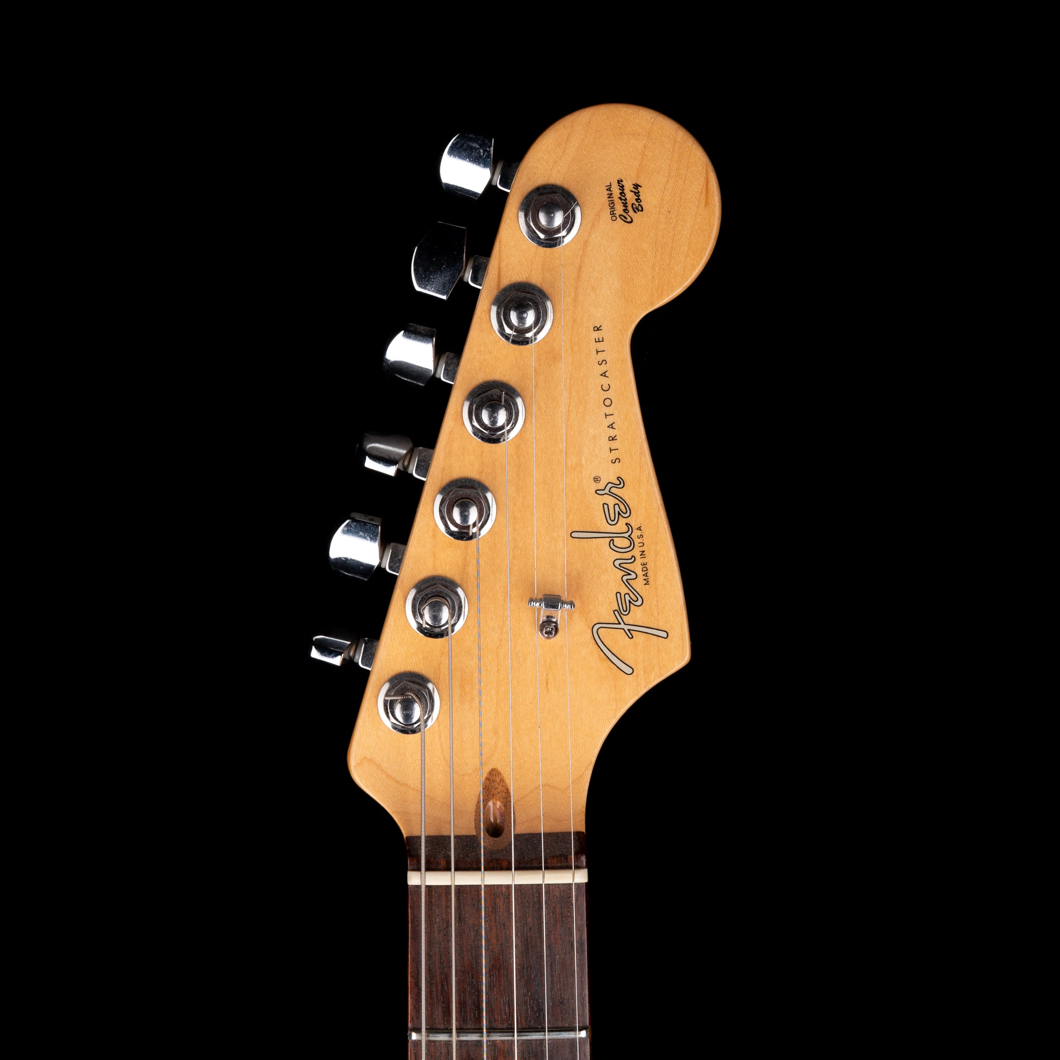 Pre Owned 2007 Fender American Standard Stratocaster Olympic White With OHSC - Image 12