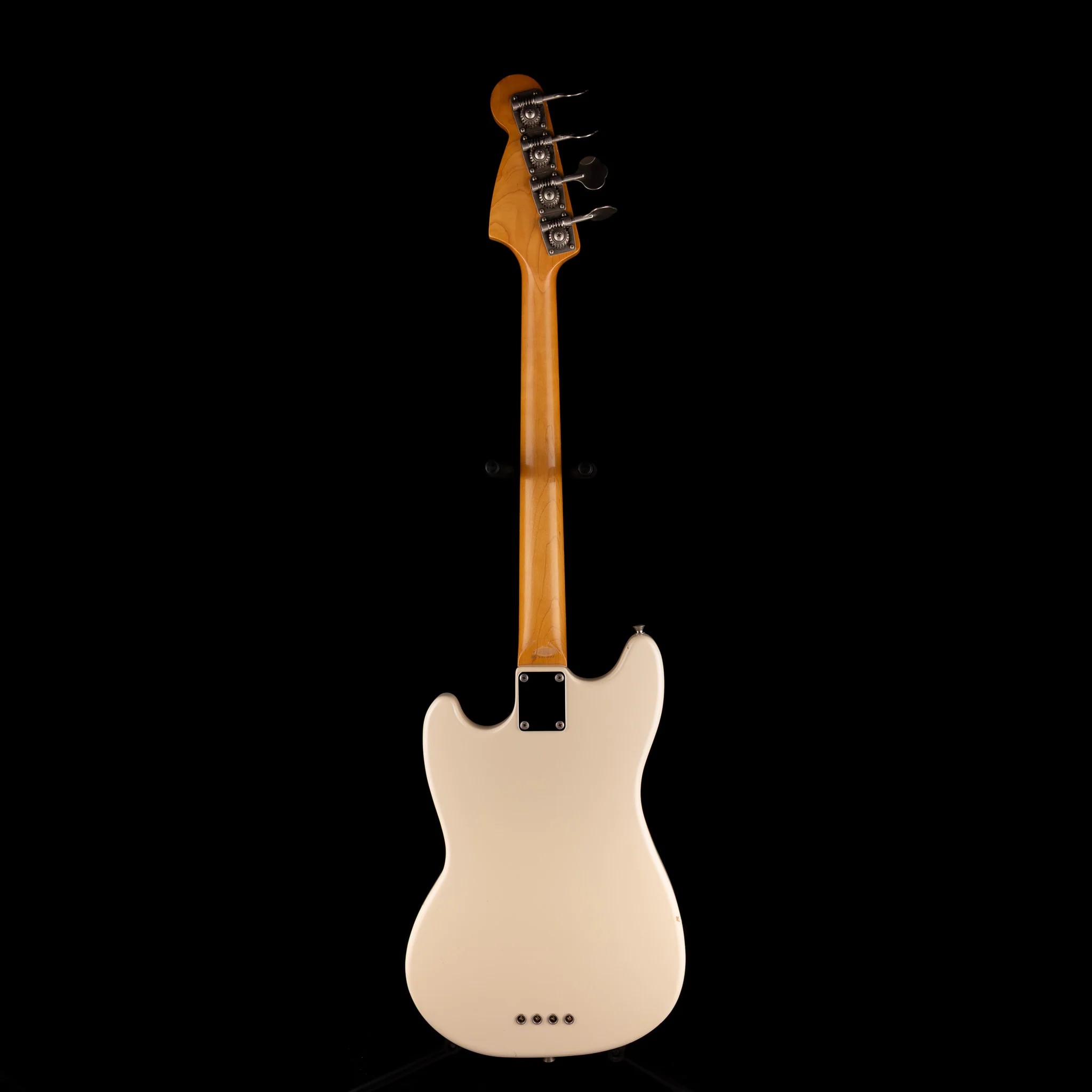 Pre Owned 2007 Fender Crafted In Japan Mustang Bass Vintage White With Gig Bag - Image 4