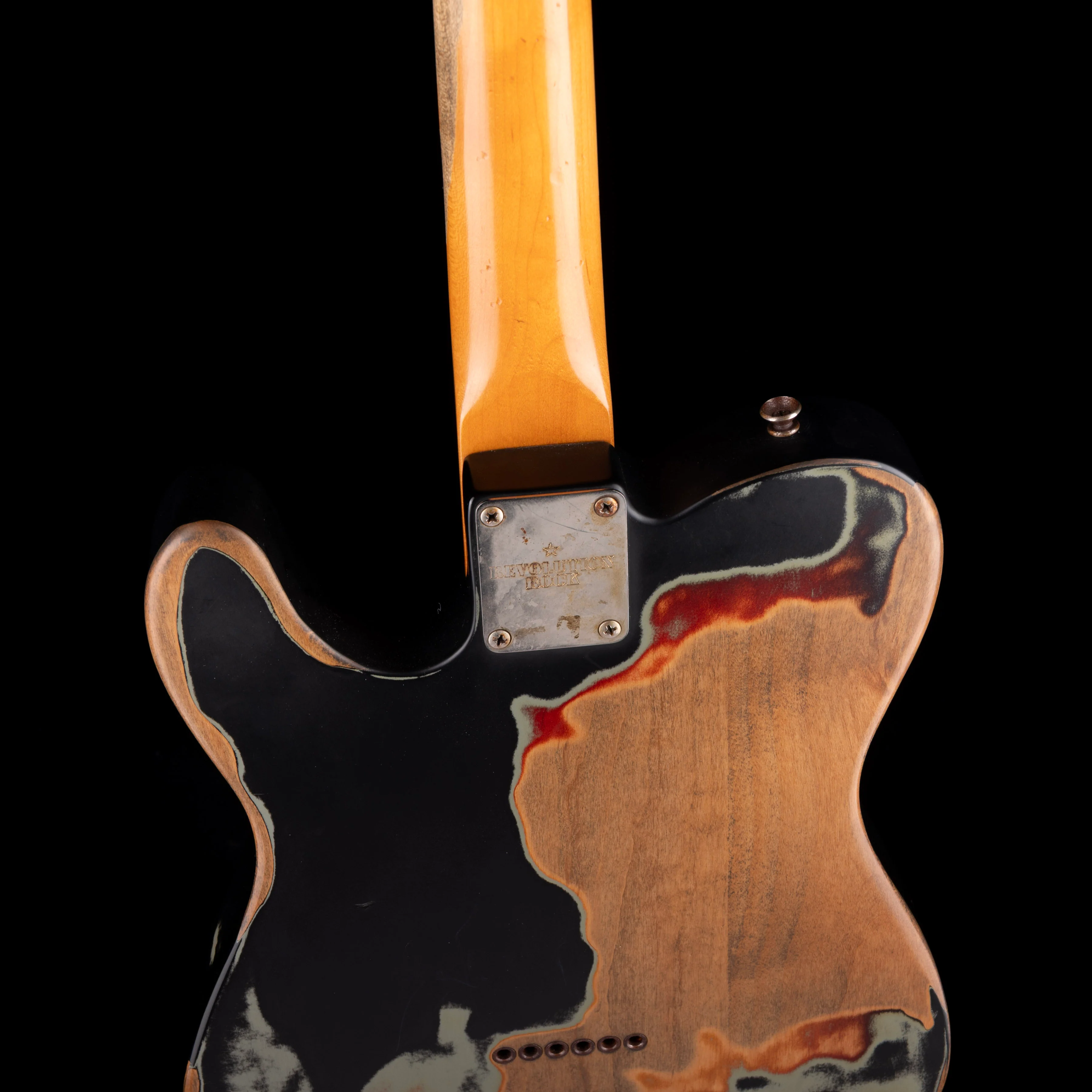 Pre-Owned 2007 Fender Joe Strummer Road Worn Telecaster Black With OHSC - Image 10
