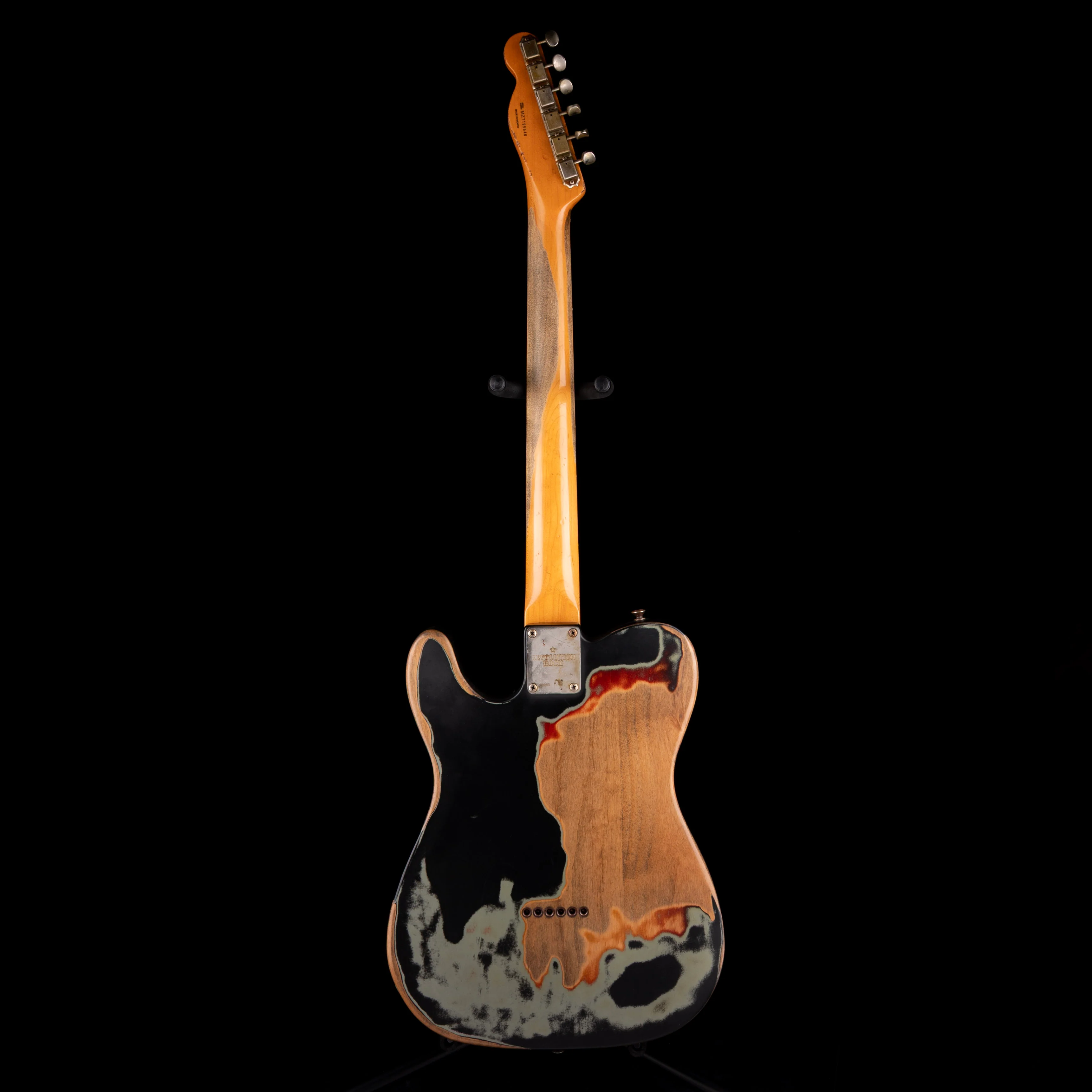 Pre-Owned 2007 Fender Joe Strummer Road Worn Telecaster Black With OHSC - Image 9