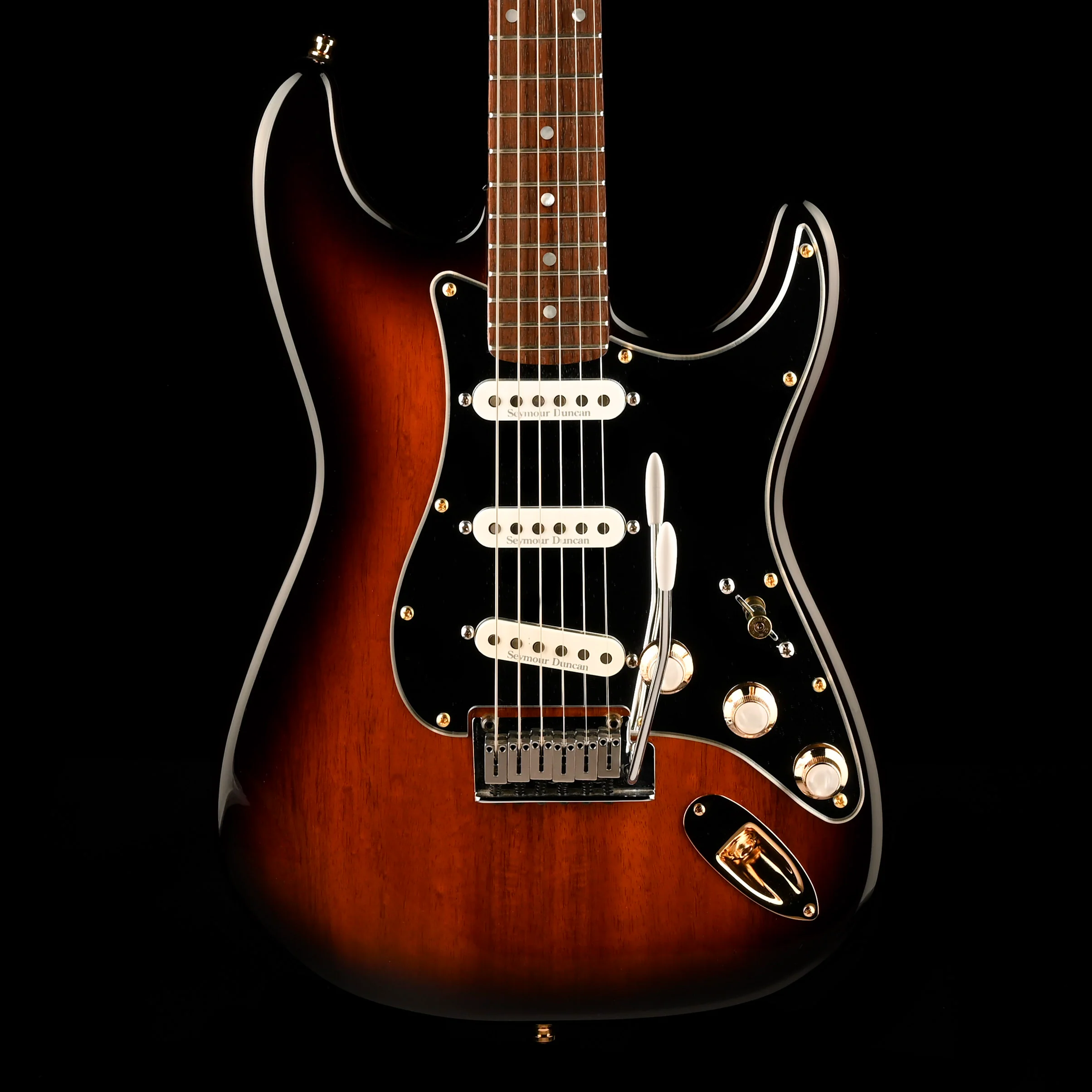 Pre Owned 07 Fender Special Edition Koa Stratocaster Light Burst Modded With Bag