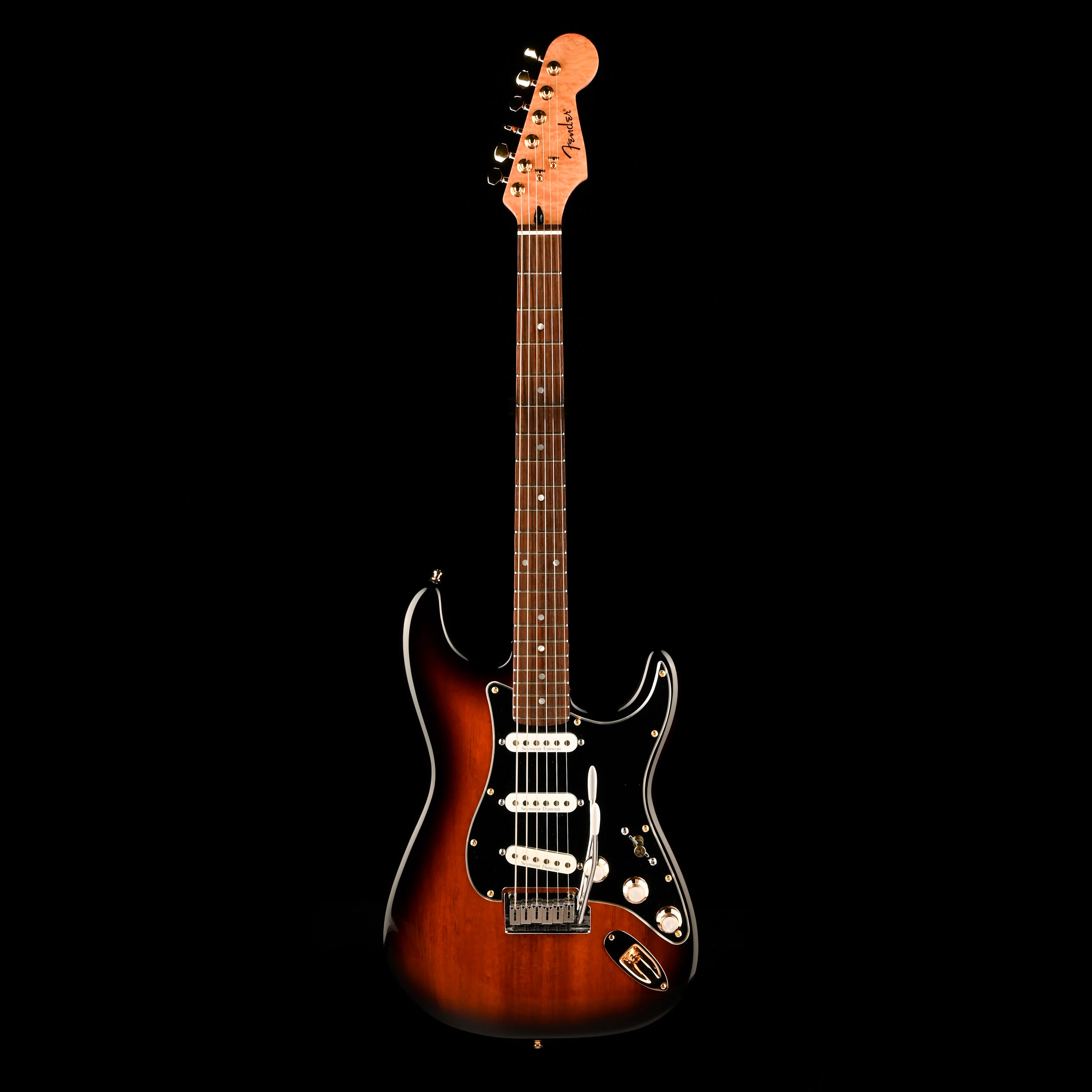 Pre Owned 07 Fender Special Edition Koa Stratocaster Light Burst Modded With Bag - Image 2
