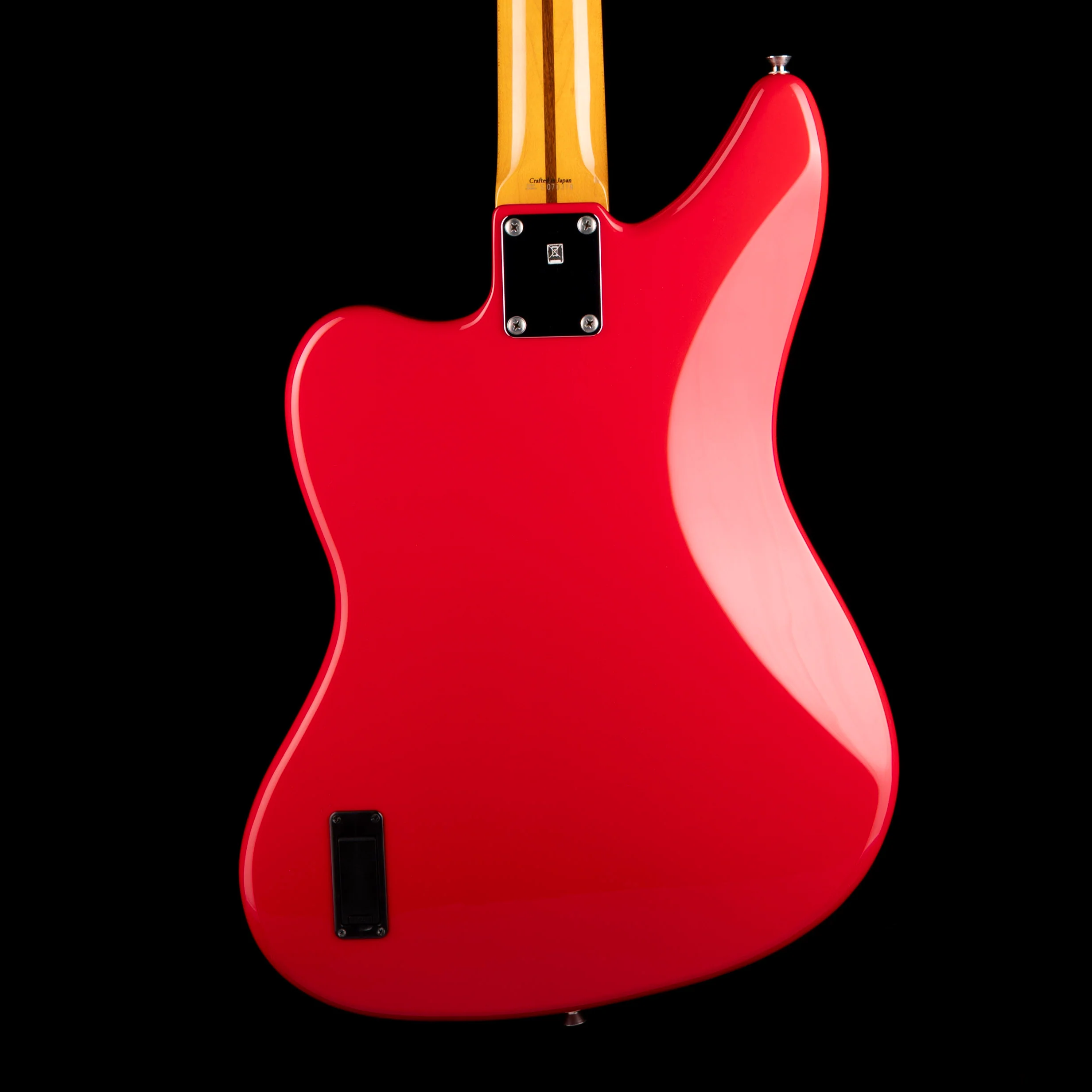 Pre Owned 2007 Fender Made in Japan Jaguar Bass Hot Rod Red With Gig Bag - Image 8