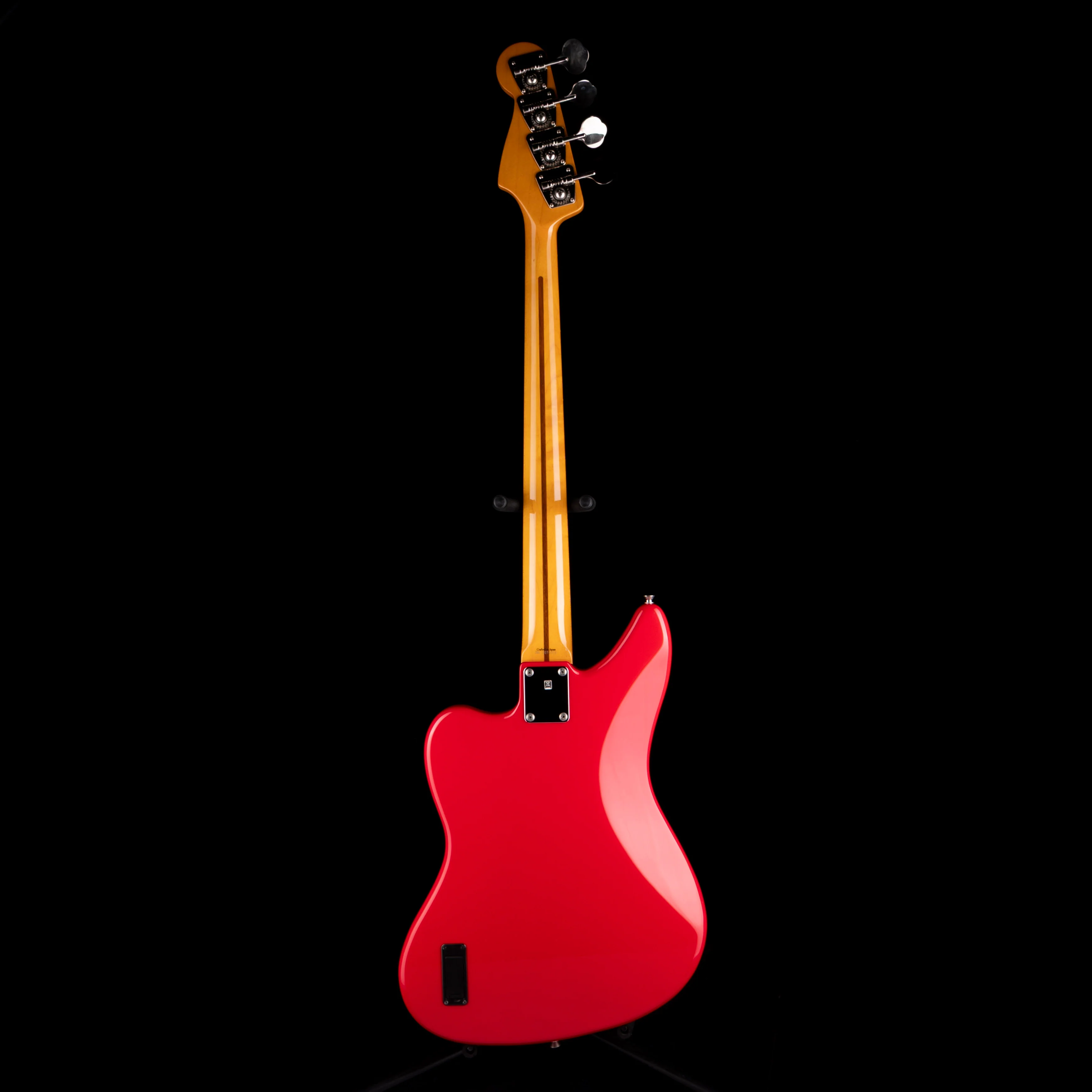 Pre Owned 2007 Fender Made in Japan Jaguar Bass Hot Rod Red With Gig Bag - Image 9