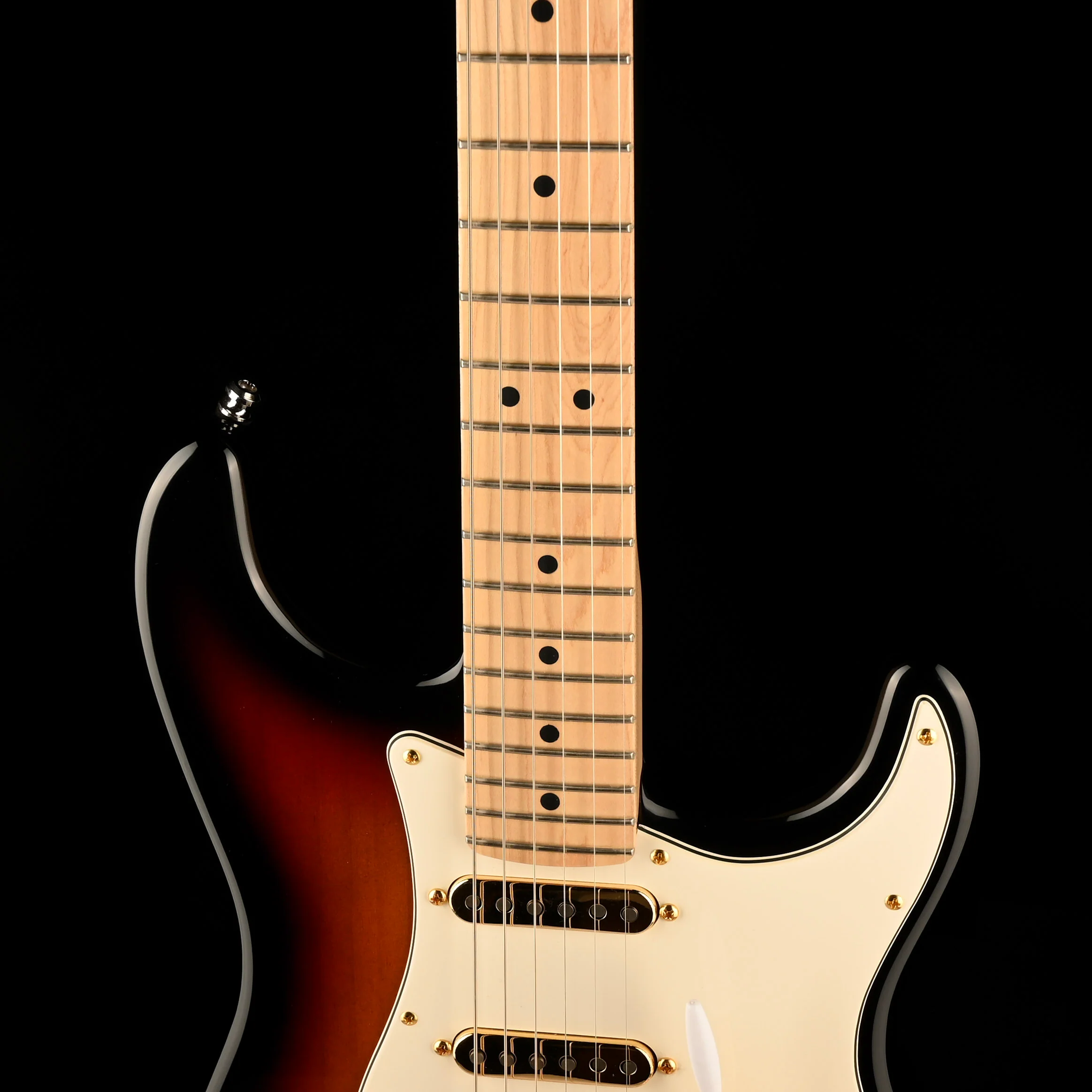 Pre Owned 2007 Fender VG Strat 3-Tone Sunburst Modified With Gig Bag - Image 3