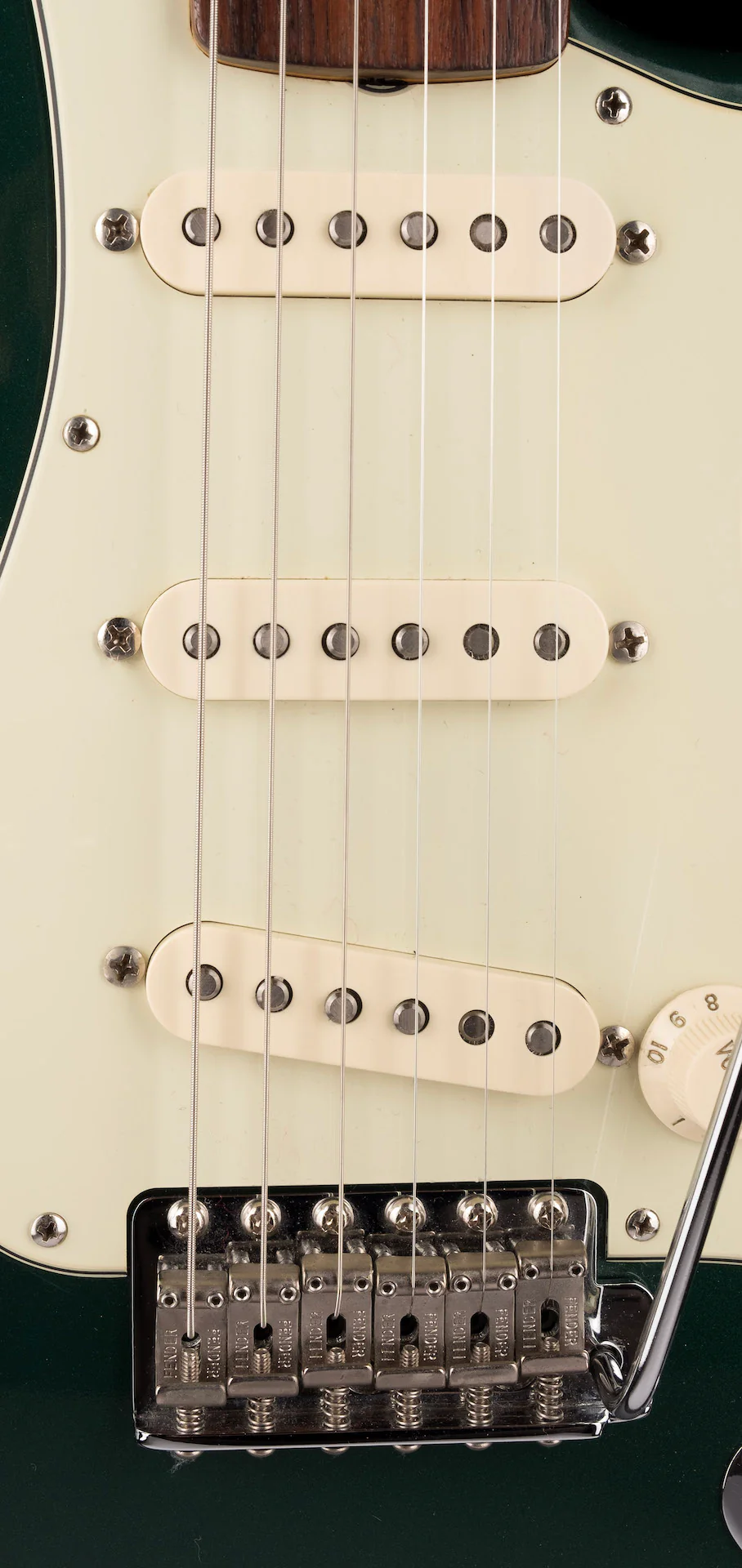 Used '07 Fender American Vintage Hot Rod ‘62 Strat Sherwood Green Stratocaster With Case - Image 7
