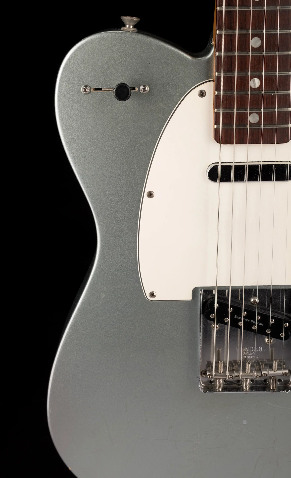 Pre Owned 2005 Fender Custom Shop 1960’s Telecaster Closet Classic Inca Silver With Case - Image 12