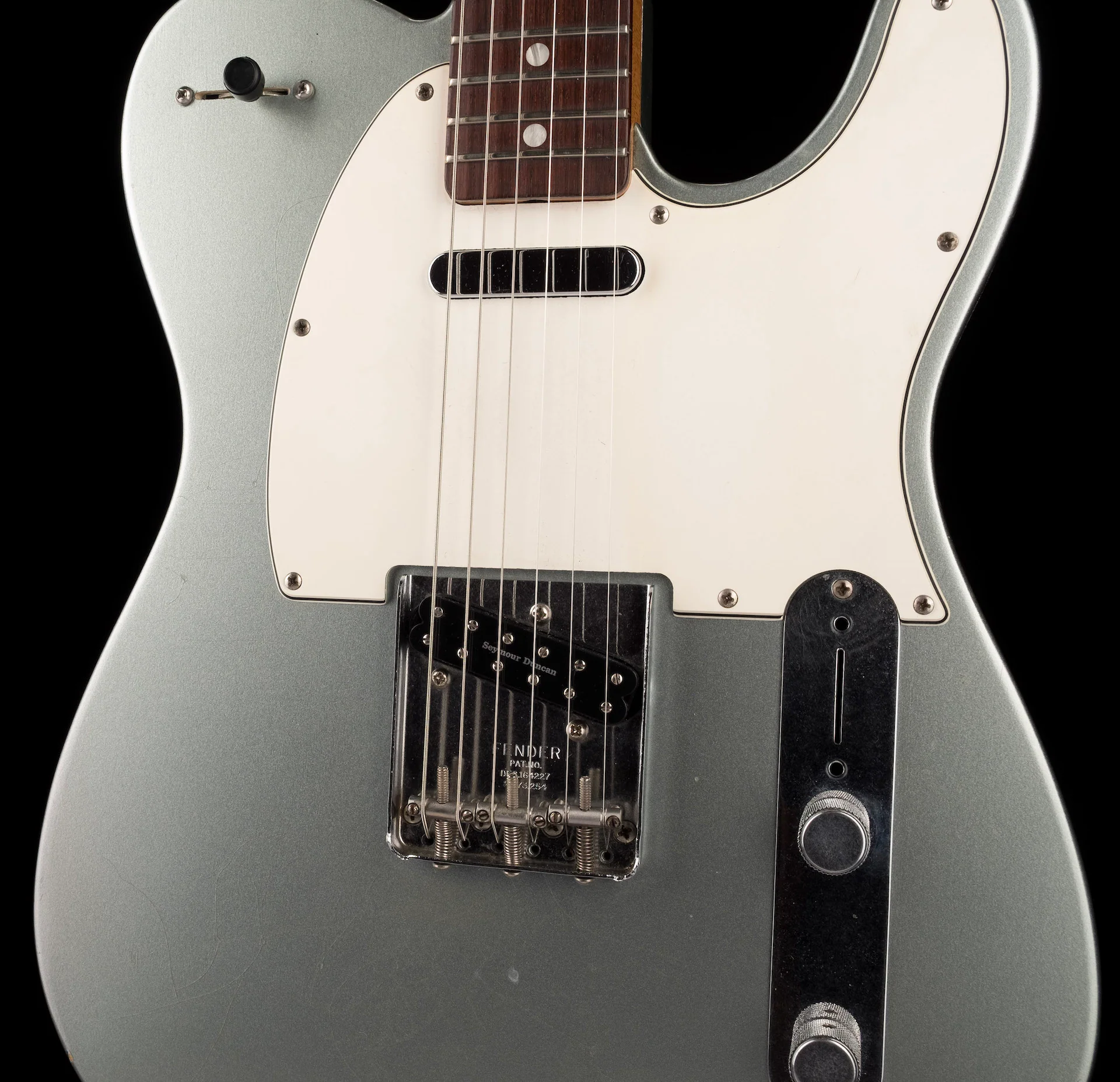 Pre Owned 2005 Fender Custom Shop 1960’s Telecaster Closet Classic Inca Silver With Case - Image 6