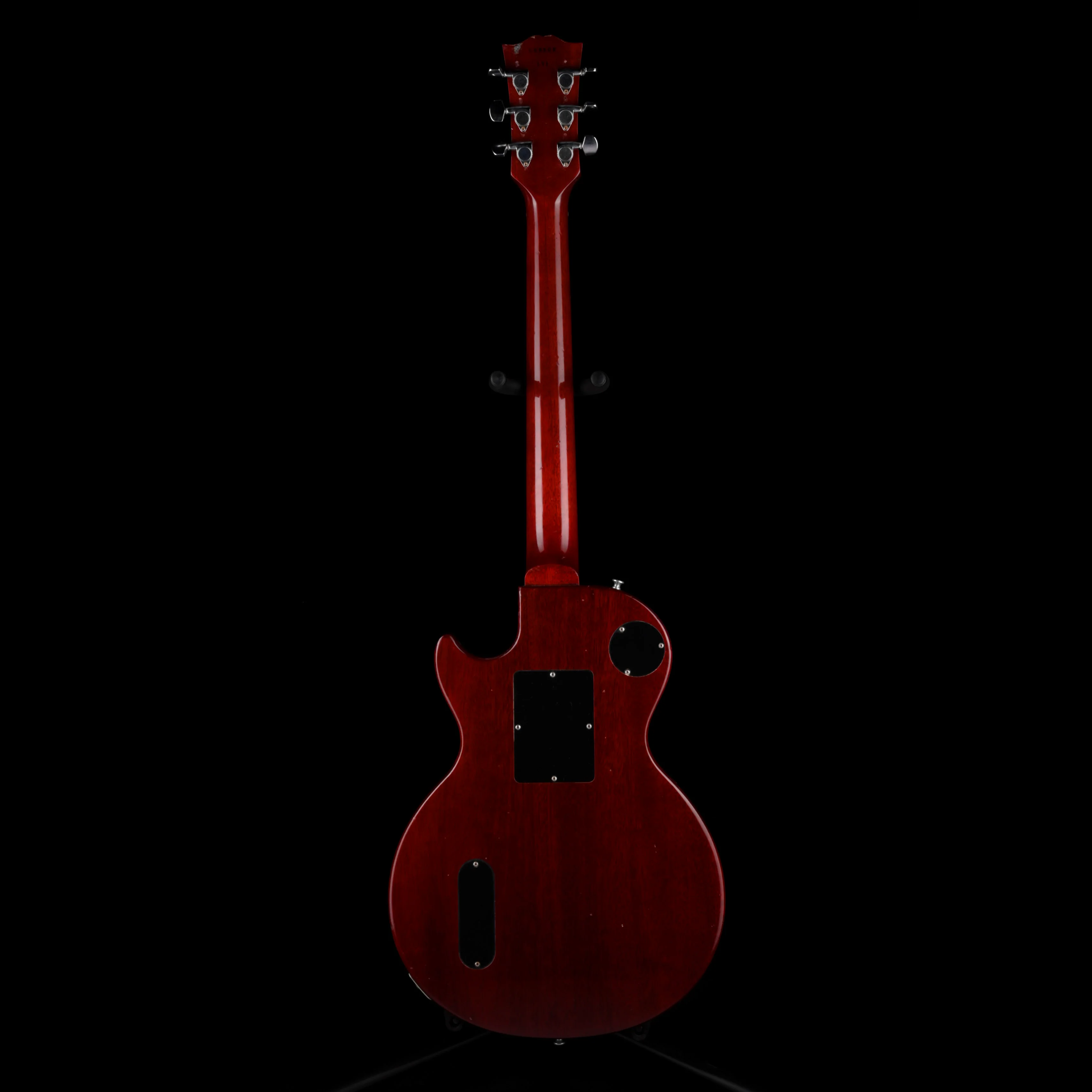 Pre-Owned '07 Gibson Custom Shop Inspired by Series John Lennon Les Paul Junior Aged Faded Cherry W OHSC - Image 9