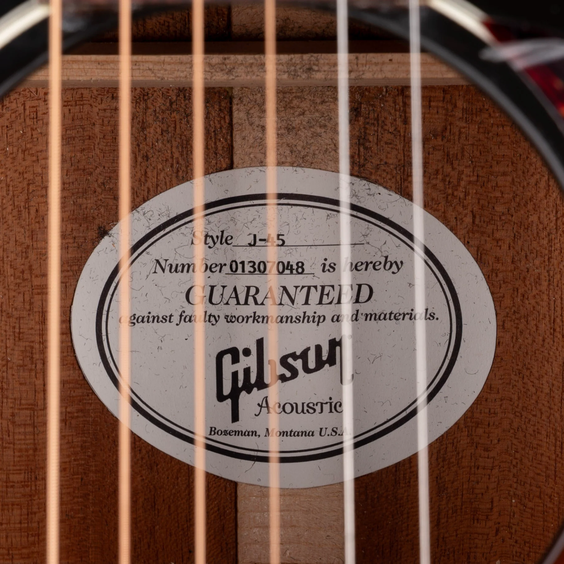 Pre Owned 2007 Gibson J-45 Standard Sunburst With OHSC - Image 7