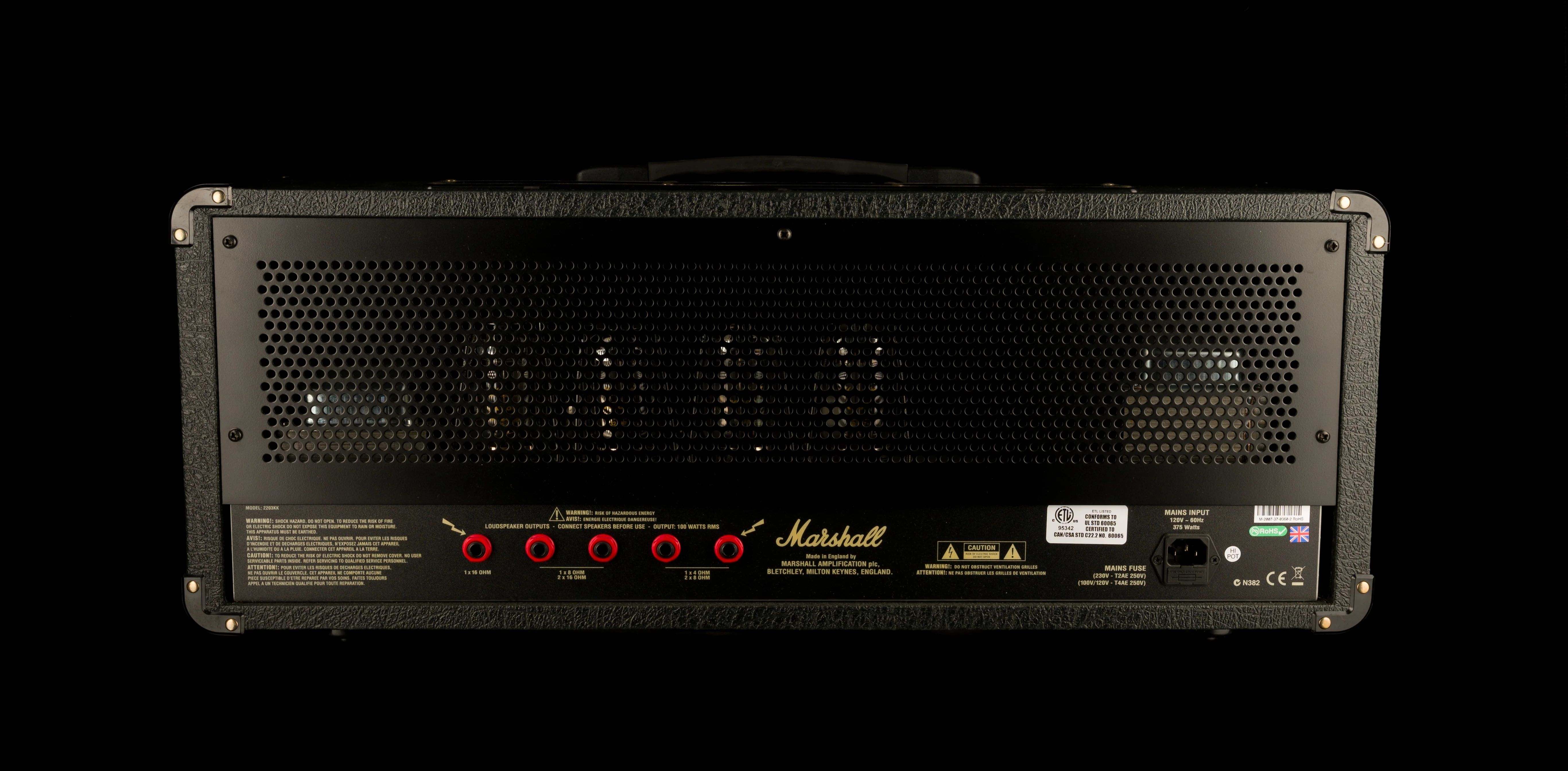 Pre Owned 2007 Marshall JCM 800 Kerry King 2203KK 100-watt Guitar Amp Head With Original Box SLAYER!!! - Image 8