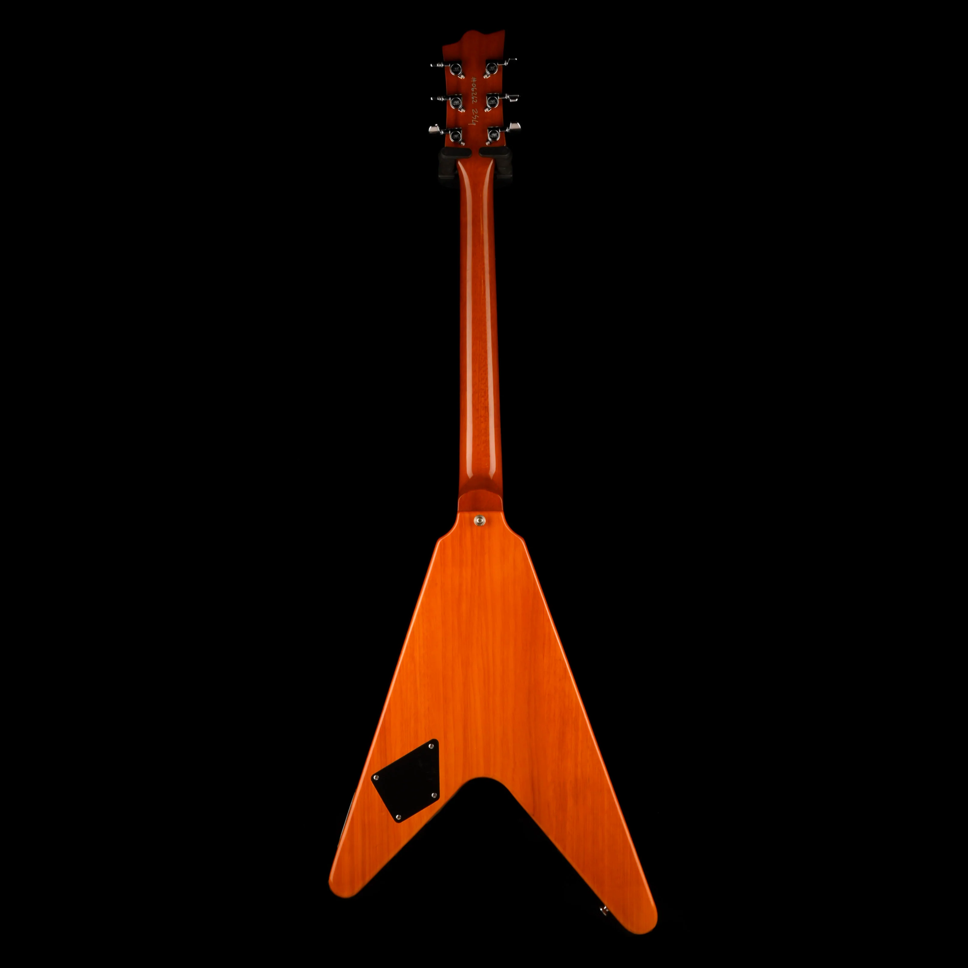 Pre Owned 2007 Reverend Volcano HB Rock Orange Electric Guitar With OHSC - Image 11