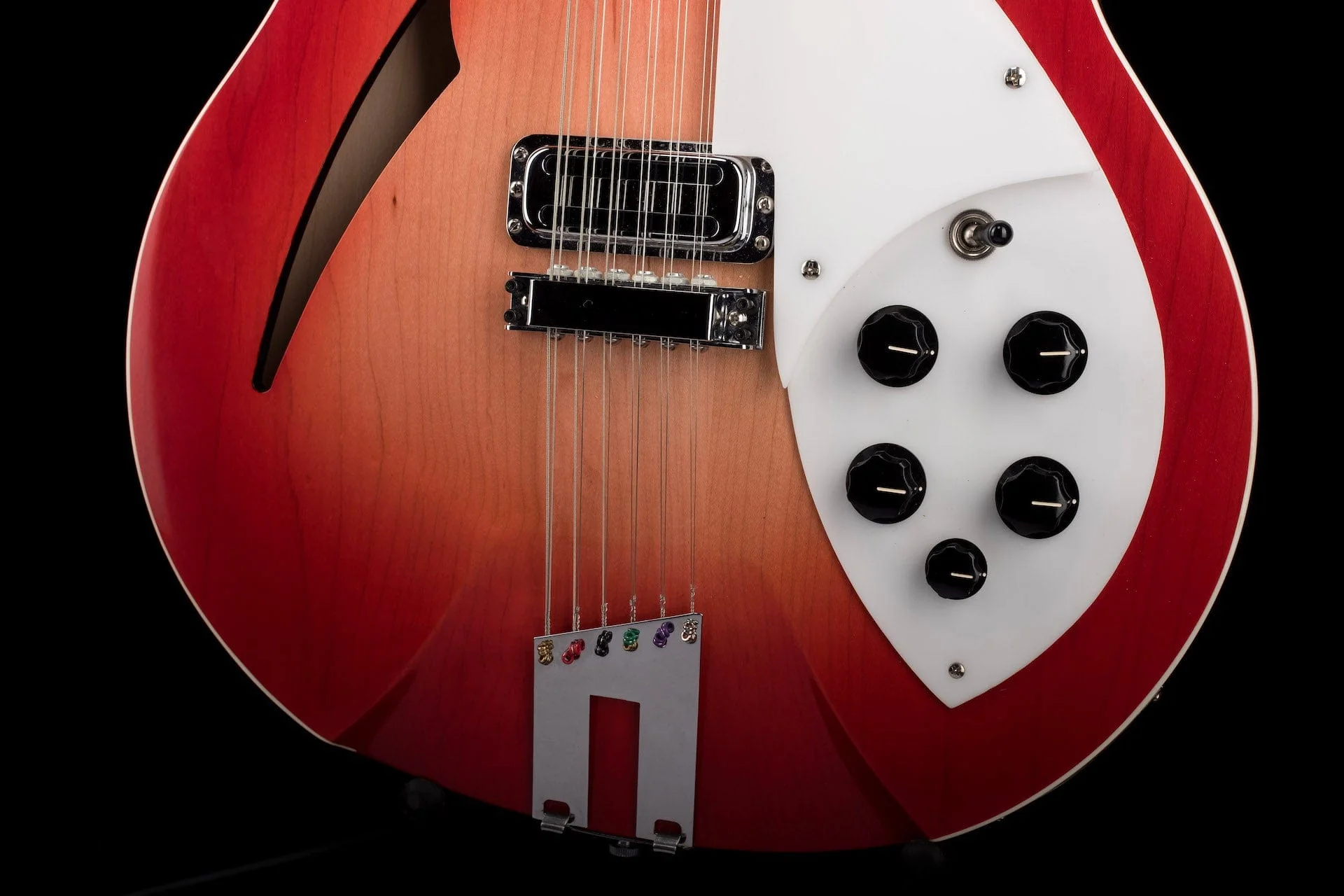 Pre-Owned '07 Rickenbacker 360/12 C63 12 String Electric Guitar Fireglo W OHSC - Image 9