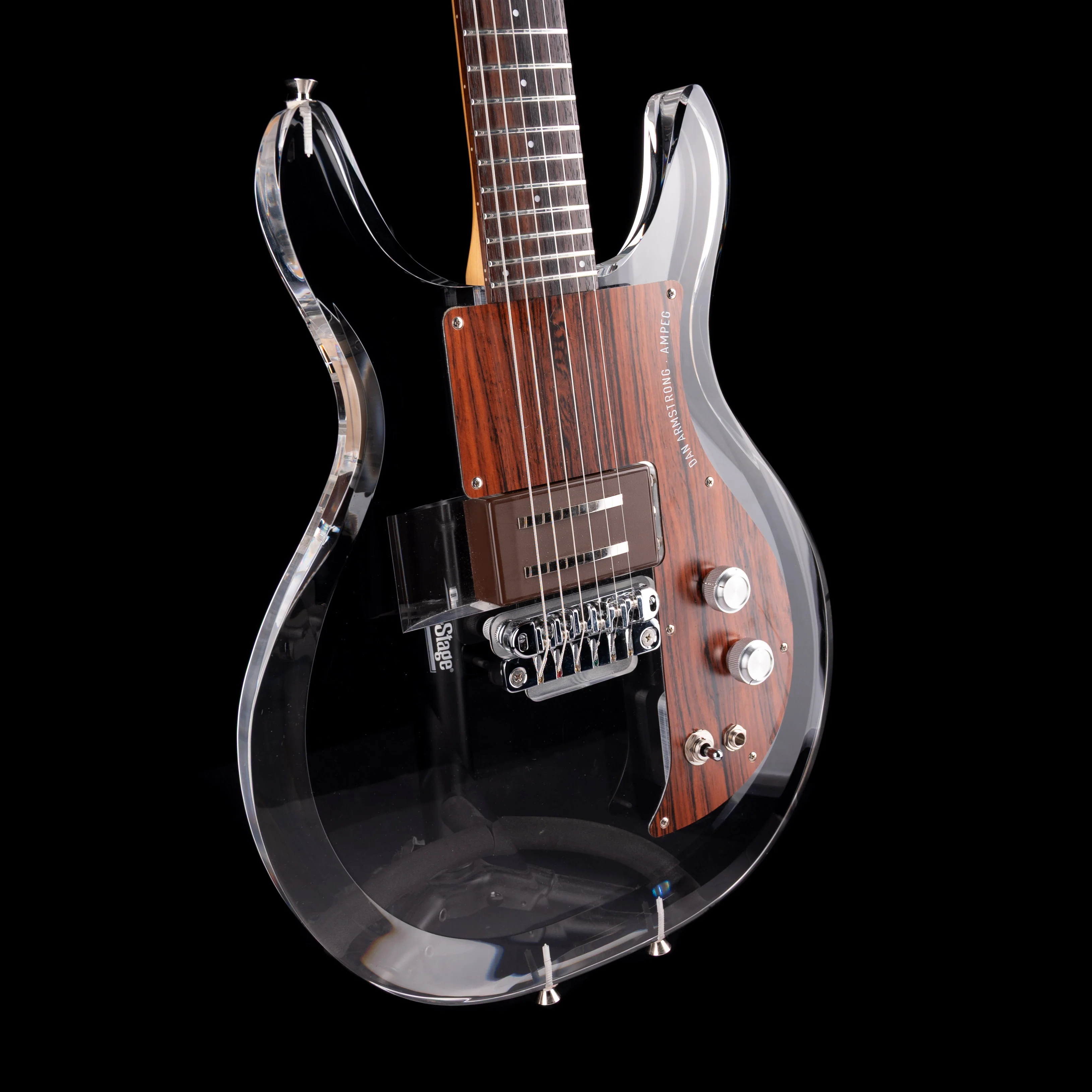 Pre Owned 2008 Ampeg Made In Japan ADA6 Dan Armstrong Lucite Reissue With OHSC - Image 6