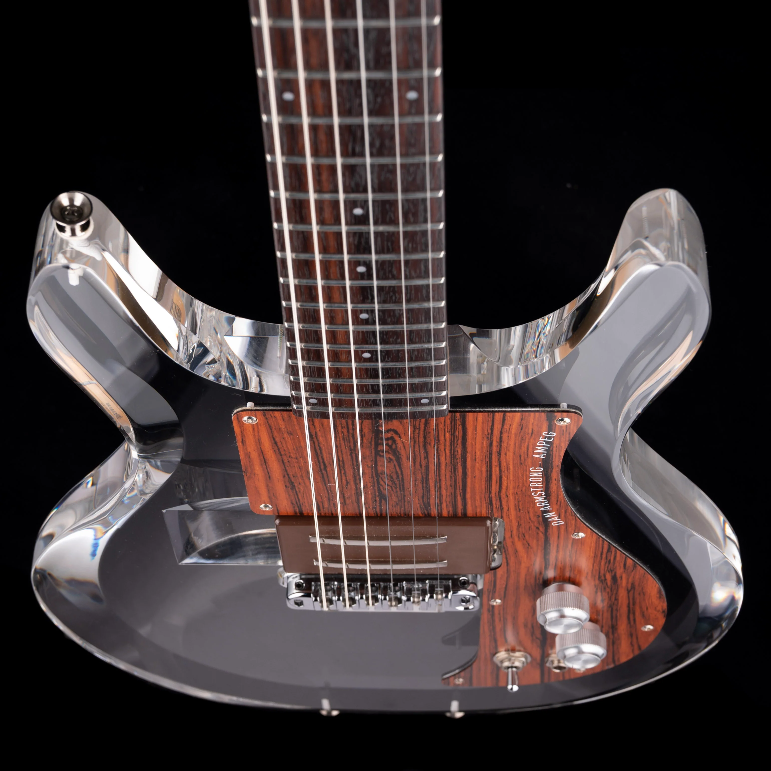 Pre Owned 2008 Ampeg Made In Japan ADA6 Dan Armstrong Lucite Reissue With OHSC - Image 8