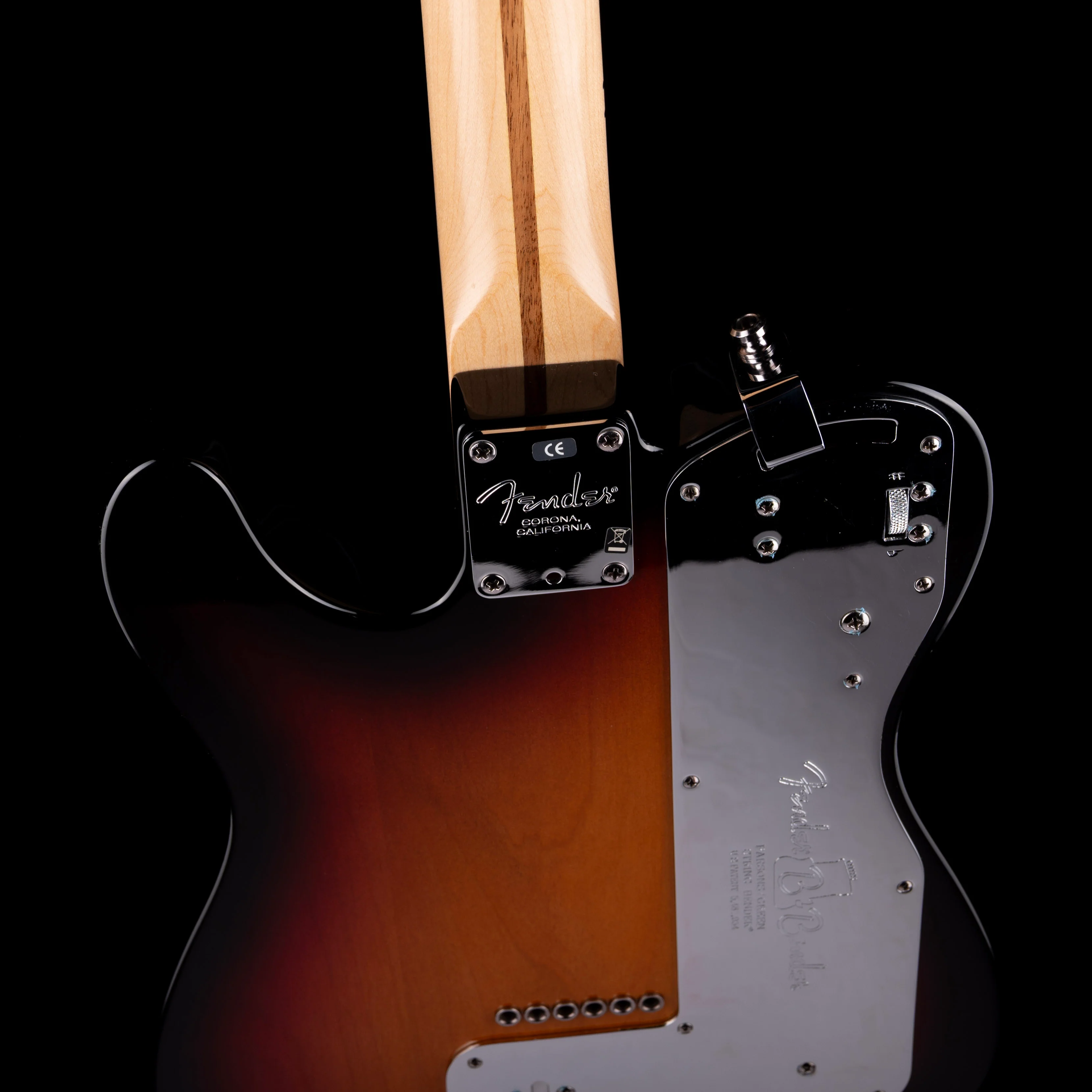 Pre Owned 2008 Fender American Nashville B-Bender Telecaster 3-Color Sunburst With OHSC - Image 10