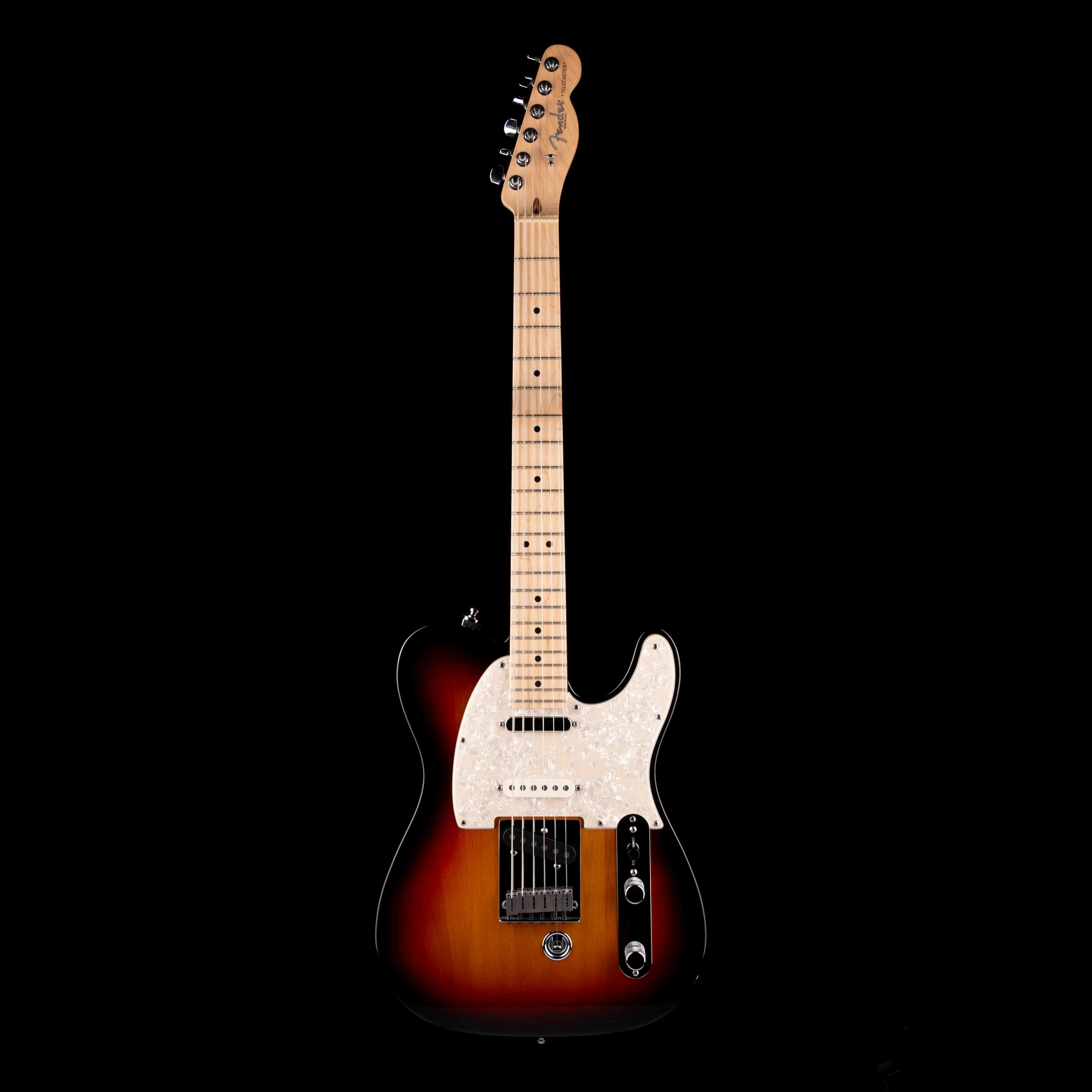 Pre Owned 2008 Fender American Nashville B-Bender Telecaster 3-Color Sunburst With OHSC - Image 2