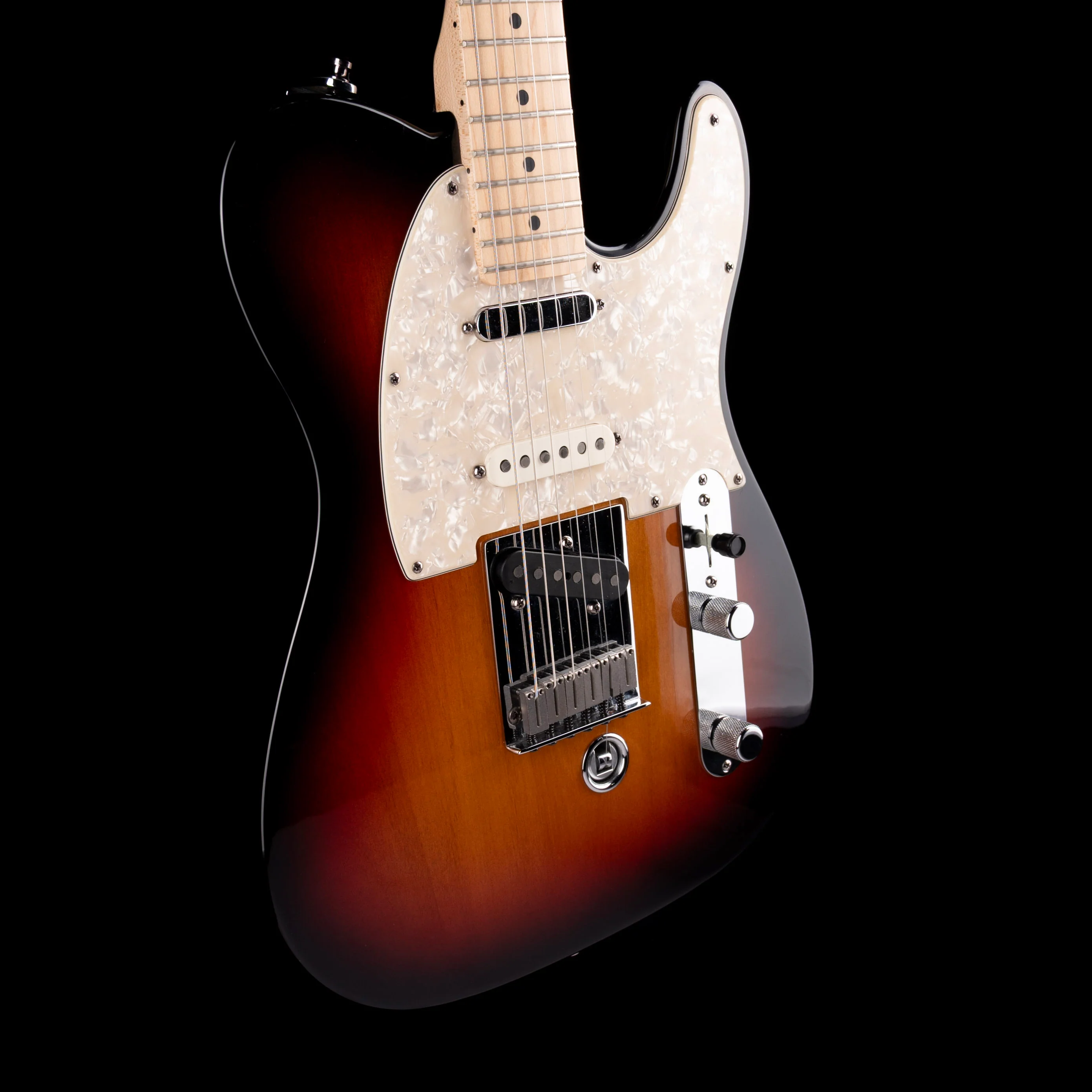Pre Owned 2008 Fender American Nashville B-Bender Telecaster 3-Color Sunburst With OHSC - Image 7