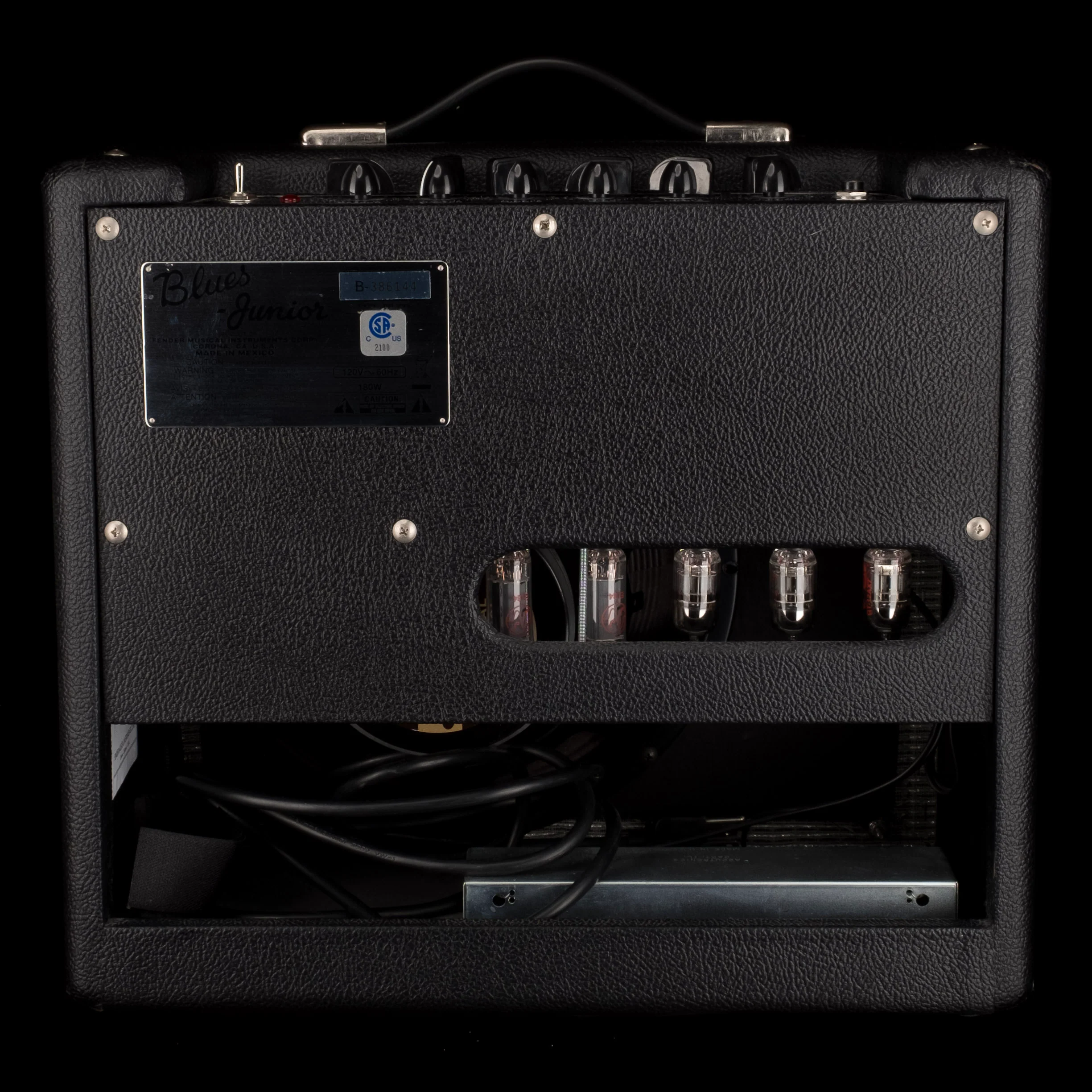 Pre Owned 2008 Fender Blues Junior Black Guitar Amp Combo - Image 5