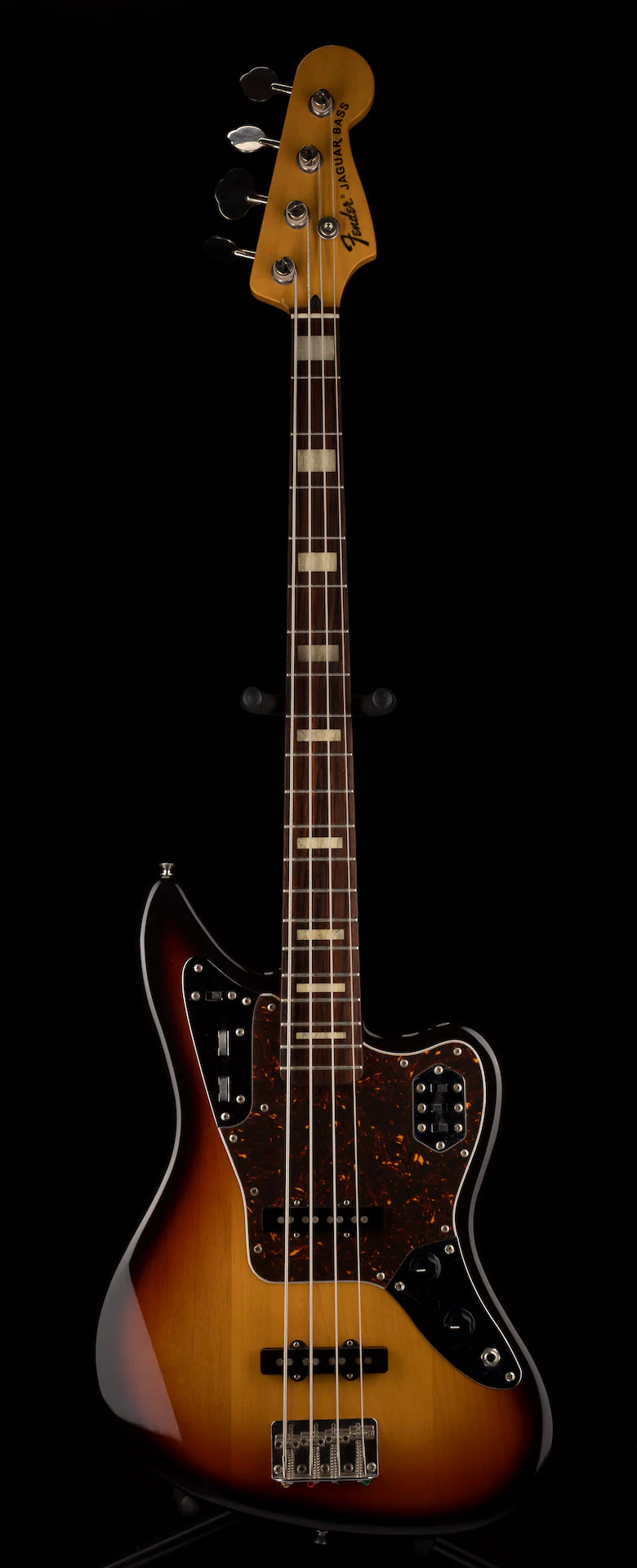 Pre Owned 2008 Fender Jaguar Bass Crafted in Japan 3-Tone Sunburst With Case - Image 2