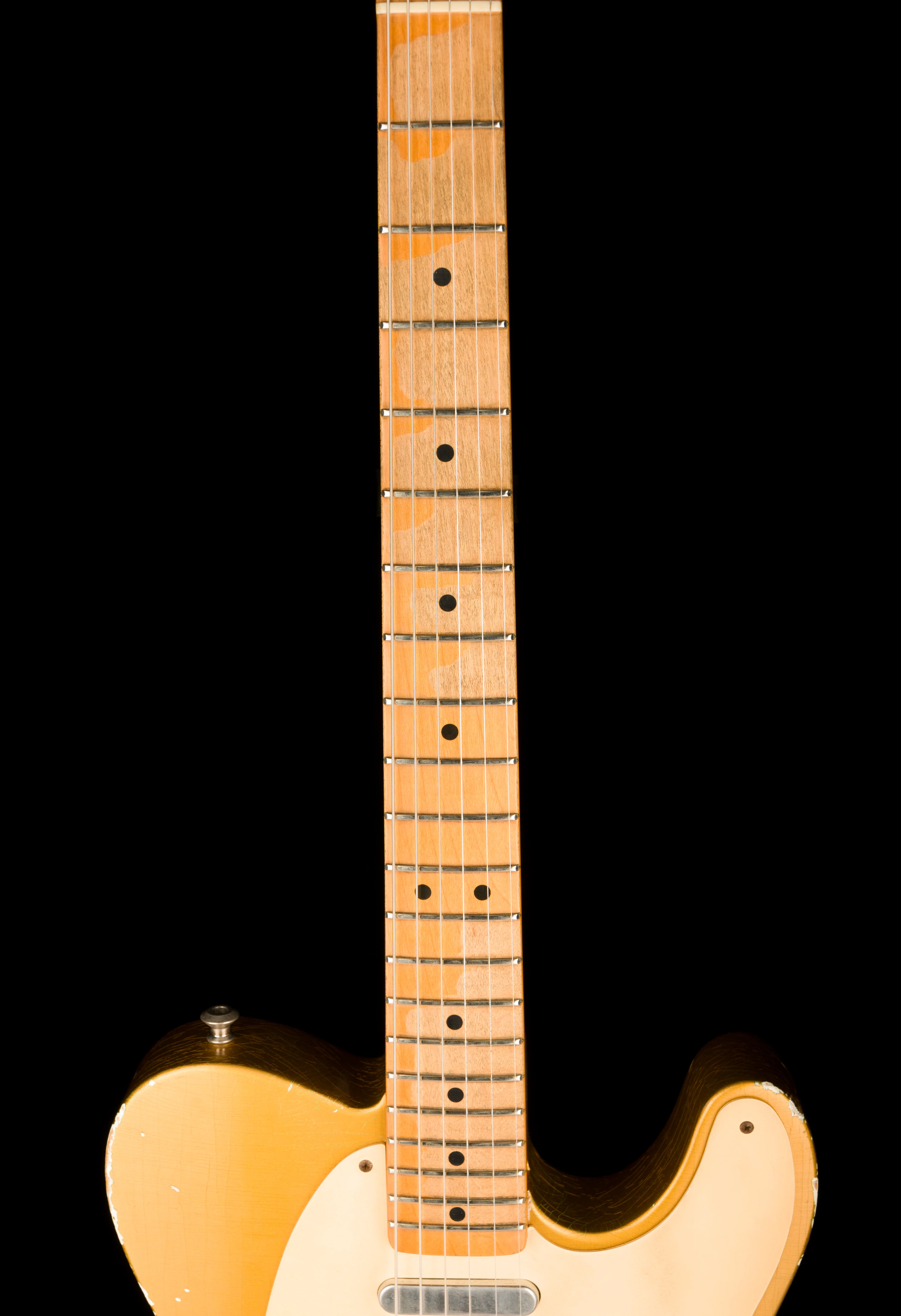 Pre Owned Fender 2008 Road Worn Neck Partscaster with MJT Gold Telecaster Body - Image 11