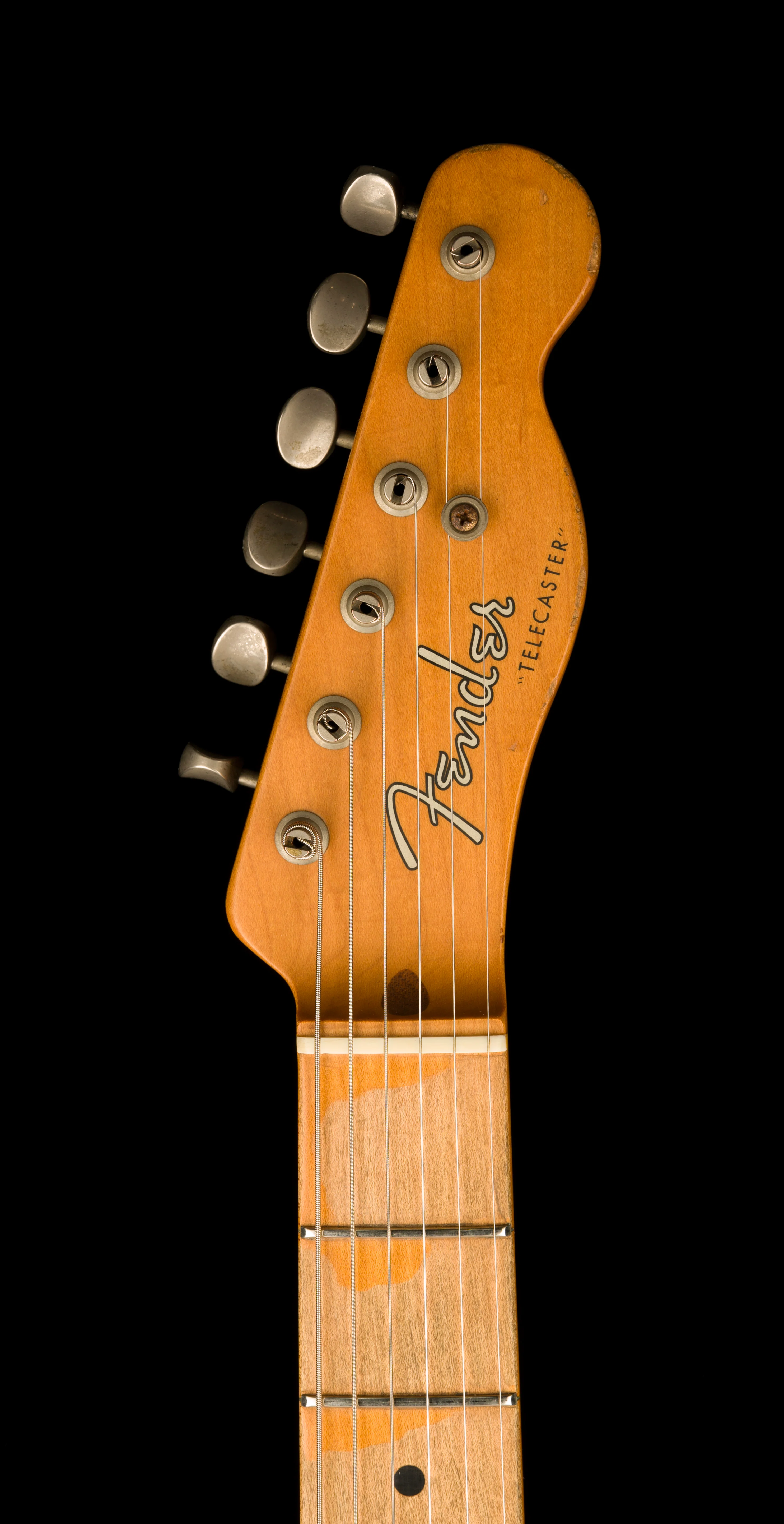 Pre Owned Fender 2008 Road Worn Neck Partscaster with MJT Gold Telecaster Body - Image 12