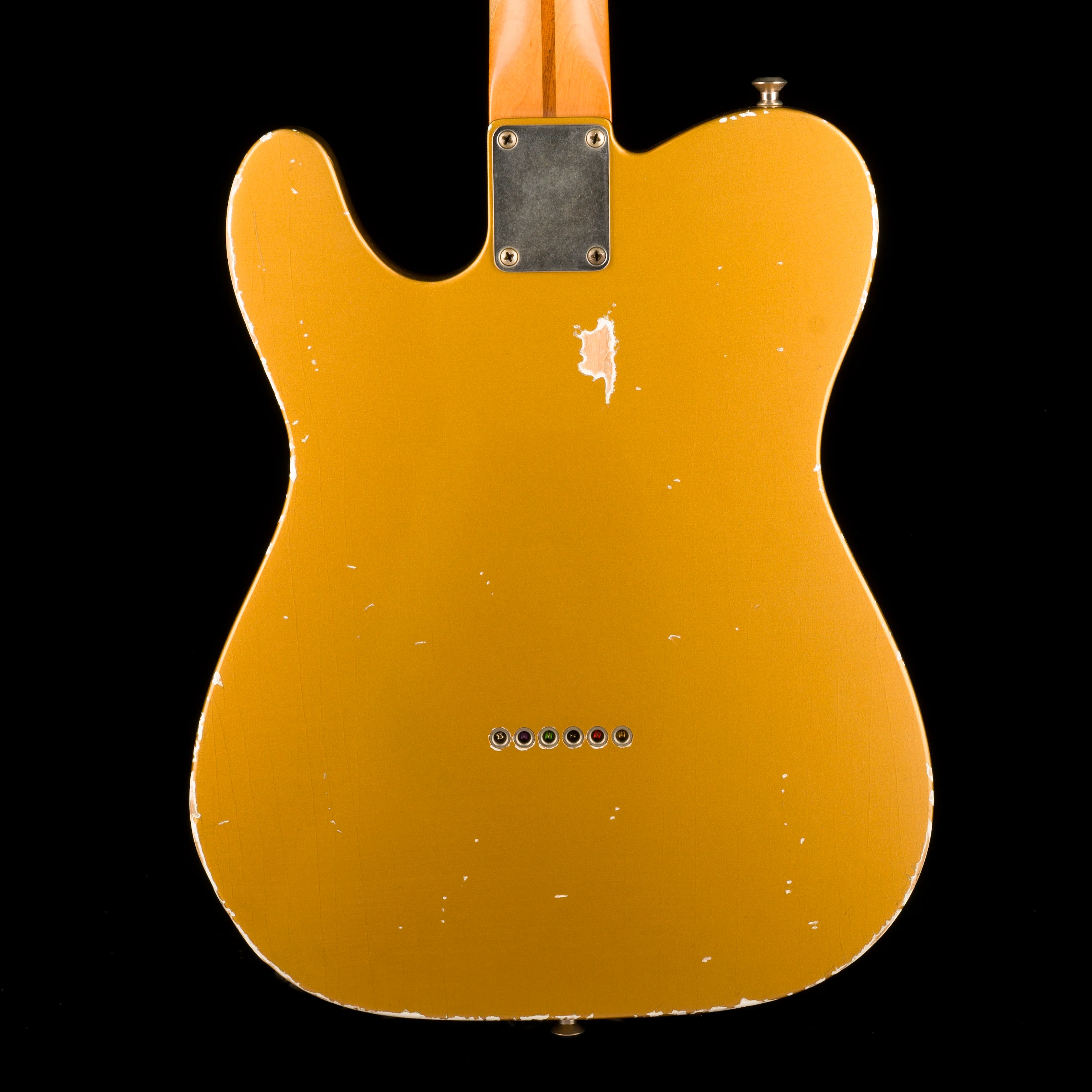 Pre Owned Fender 2008 Road Worn Neck Partscaster with MJT Gold Telecaster Body - Image 13