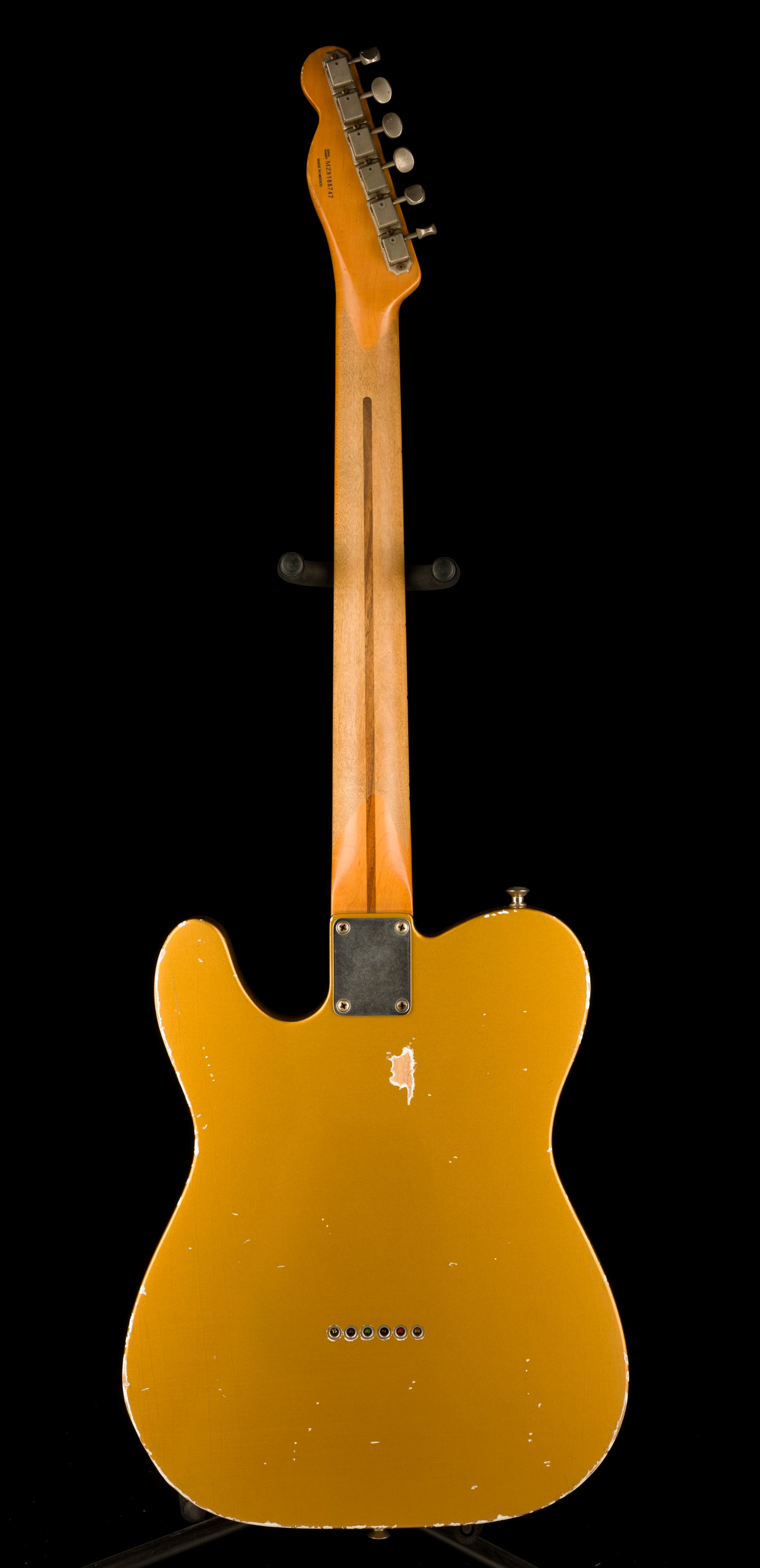 Pre Owned Fender 2008 Road Worn Neck Partscaster with MJT Gold Telecaster Body - Image 14
