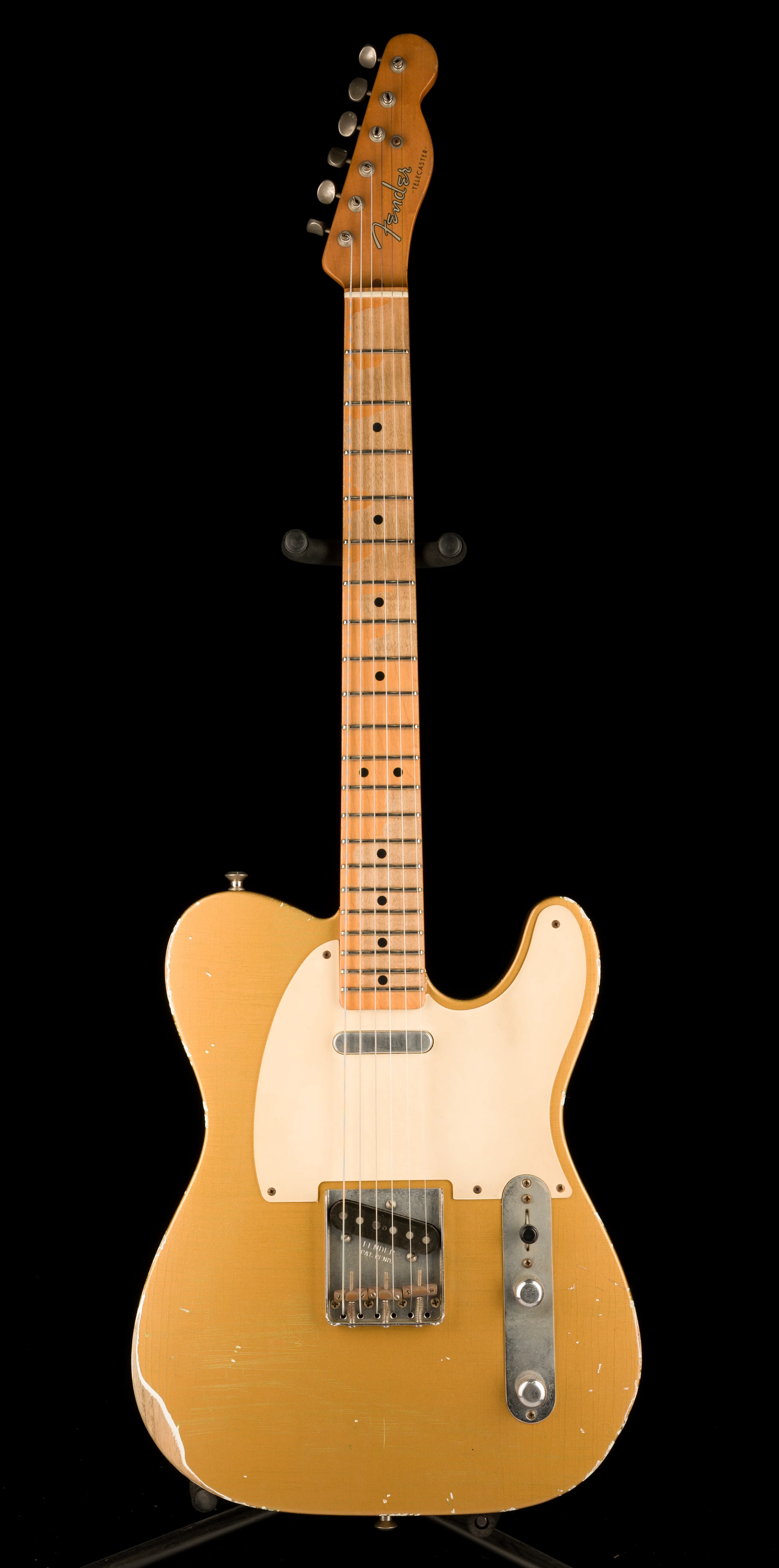 Pre Owned Fender 2008 Road Worn Neck Partscaster with MJT Gold Telecaster Body - Image 2