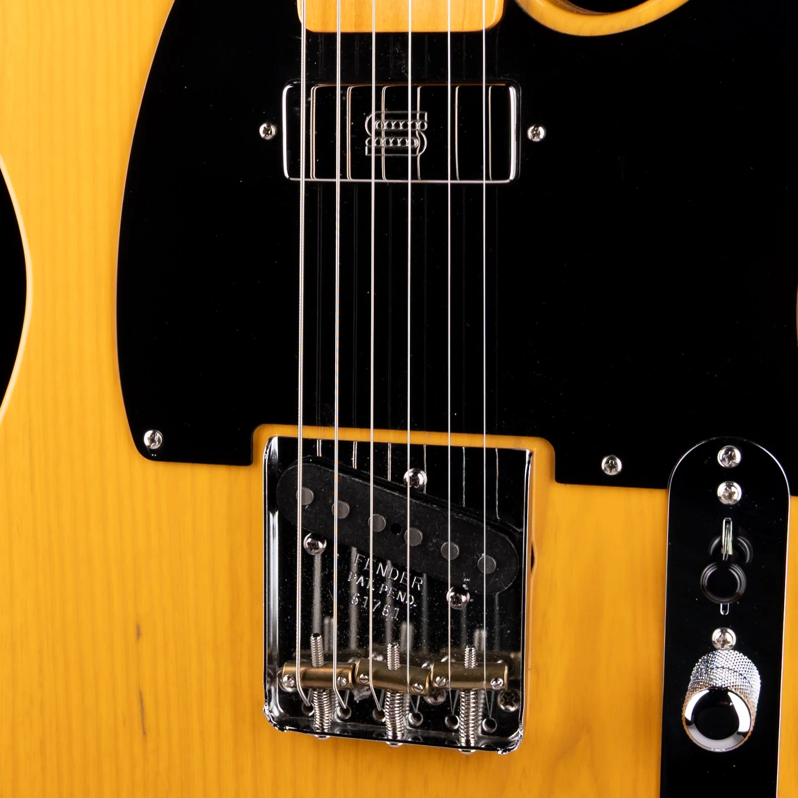 Pre Owned 2008 Fender American Vintage Hot Rod '52 Tele Butterscotch Blonde With OHSC - Image 4