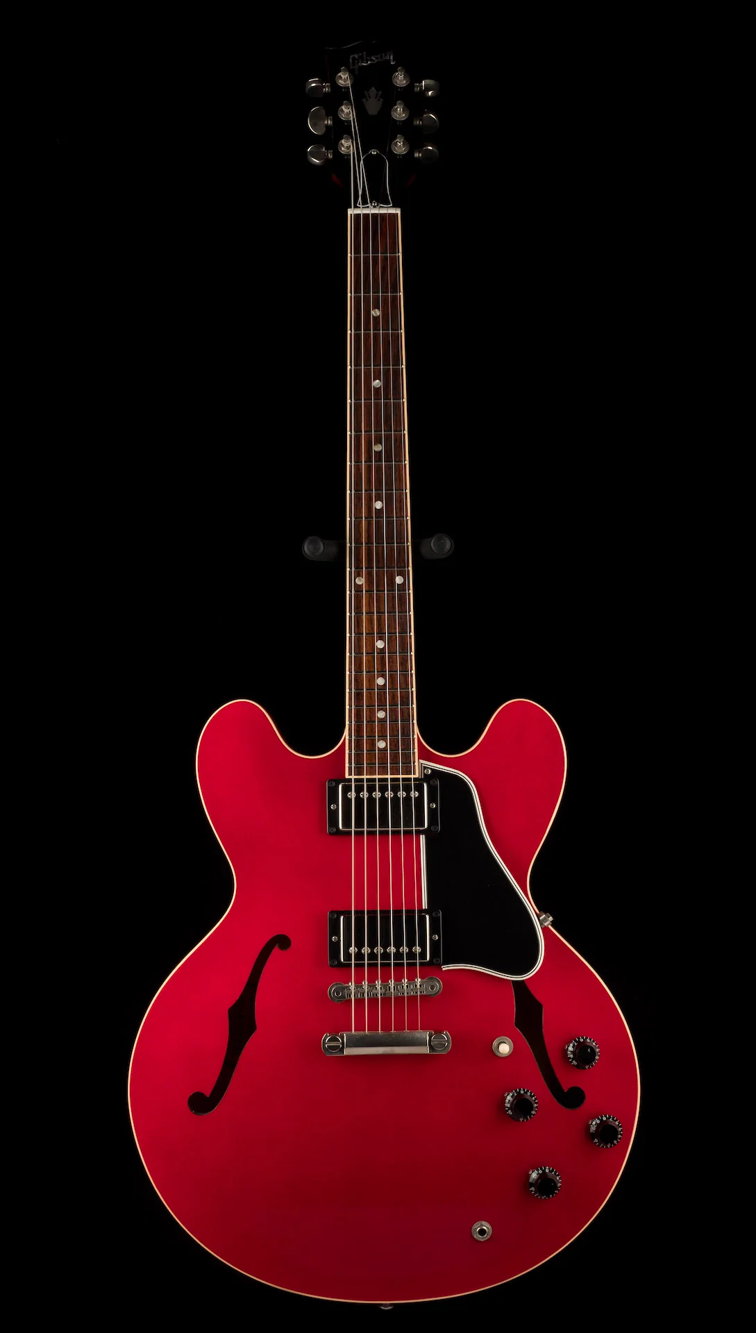 Pre Owned 2008 Gibson Custom Shop ES-335 Dot Plain Top Cherry With OHSC - Image 2