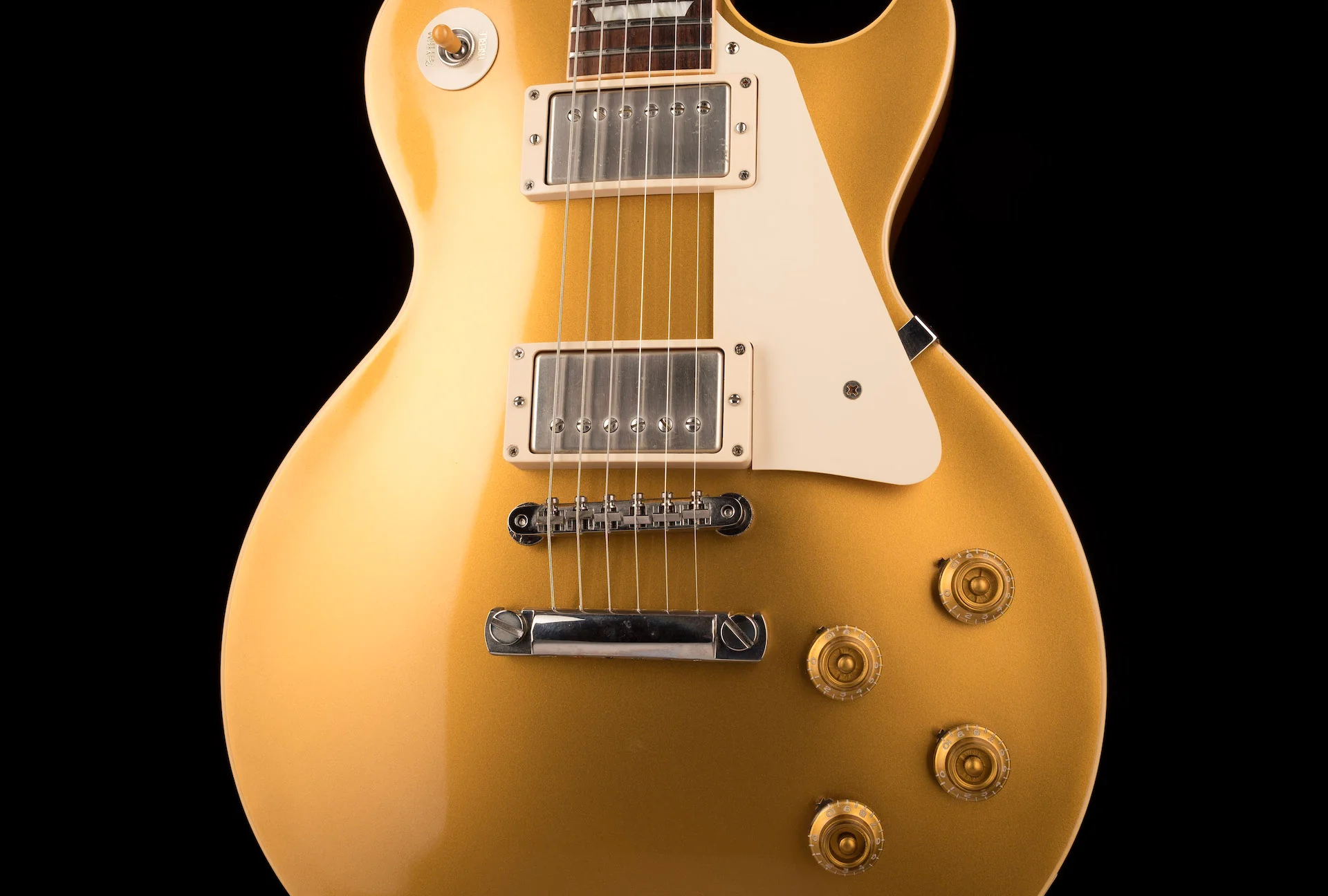 Pre Owned 2008 Gibson Custom Shop R7 1957 Les Paul Goldtop Electric Guitar With OHSC - Image 6