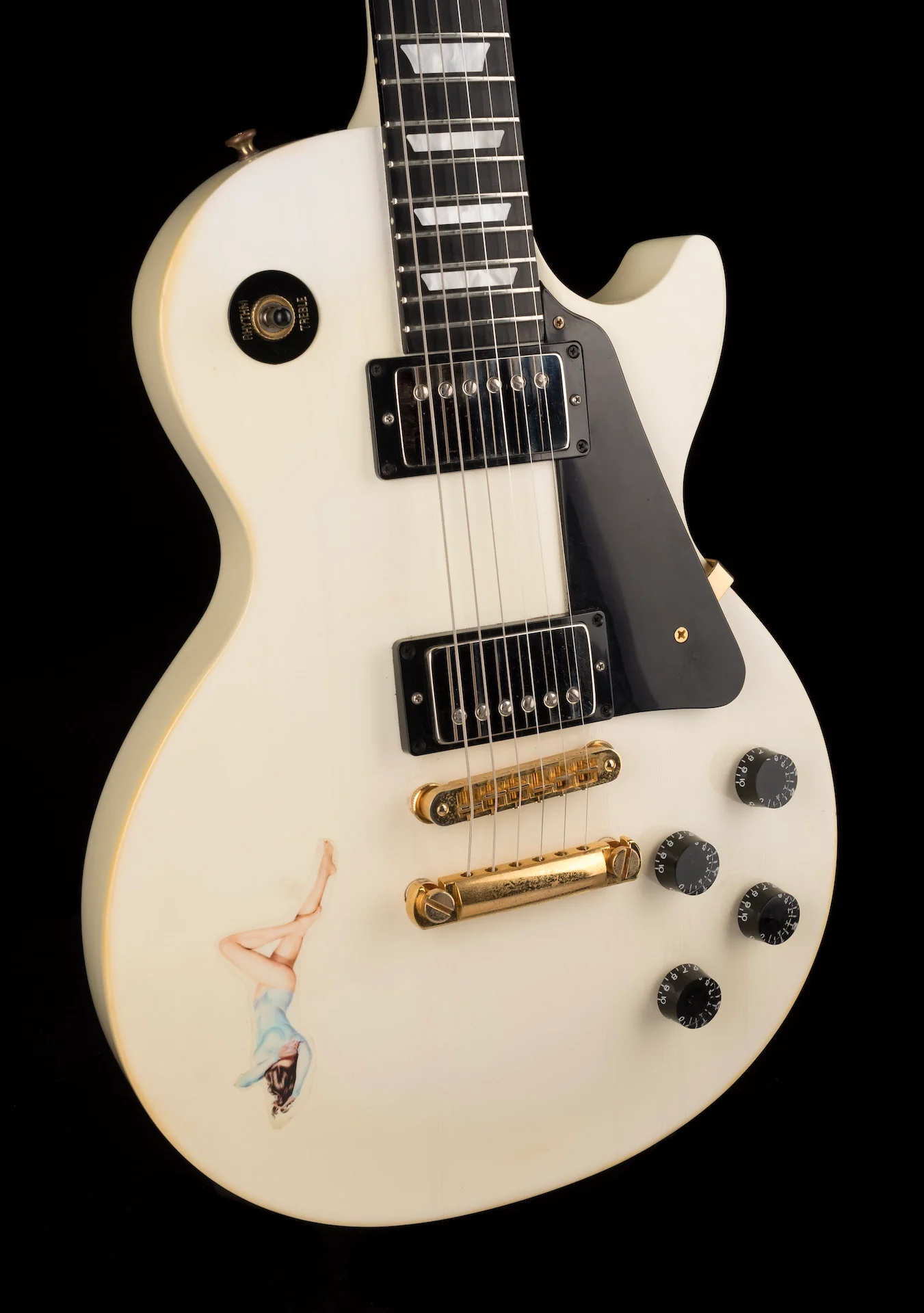 Pre Owned 2008 Gibson Les Paul Studio Alpine White With OHSC - Image 11