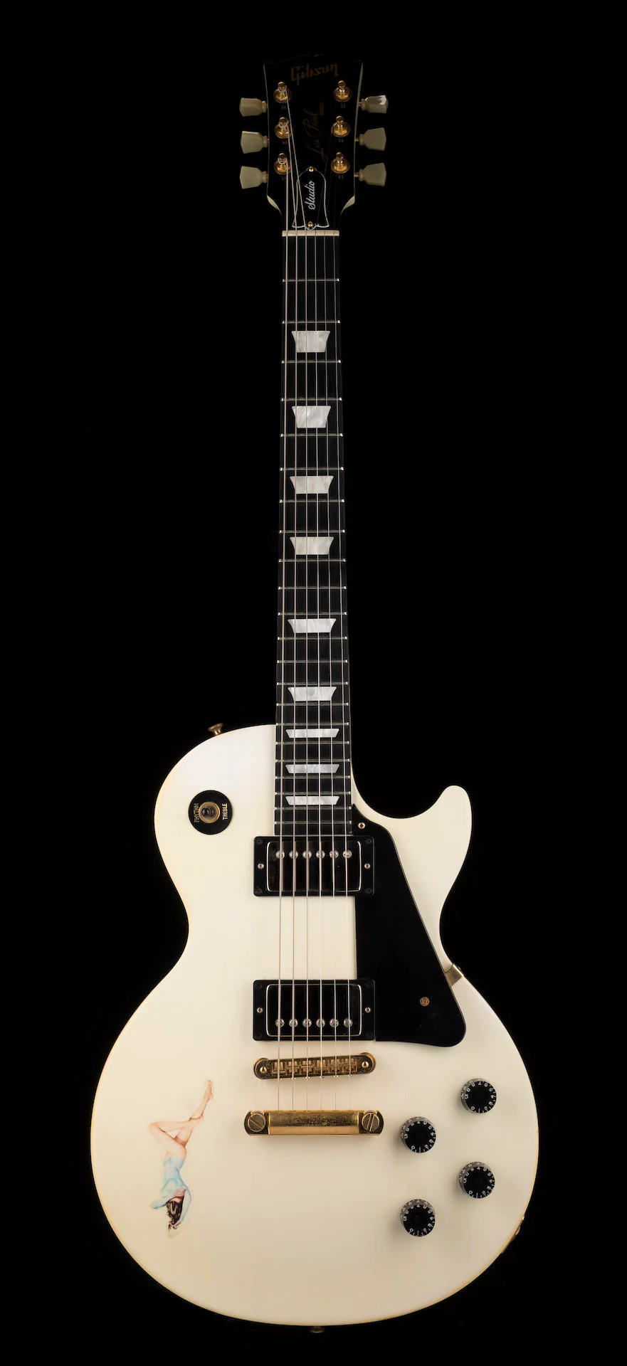 Pre Owned 2008 Gibson Les Paul Studio Alpine White With OHSC - Image 2