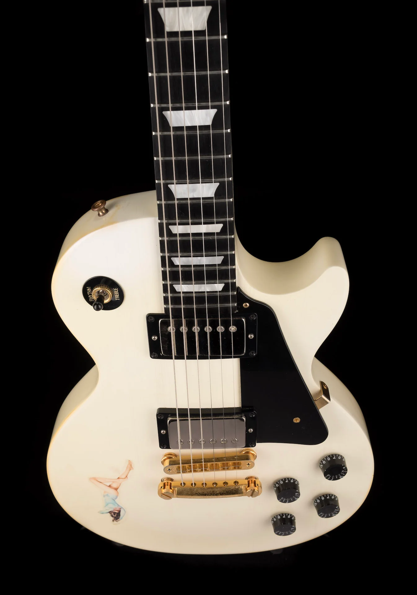 Pre Owned 2008 Gibson Les Paul Studio Alpine White With OHSC - Image 4