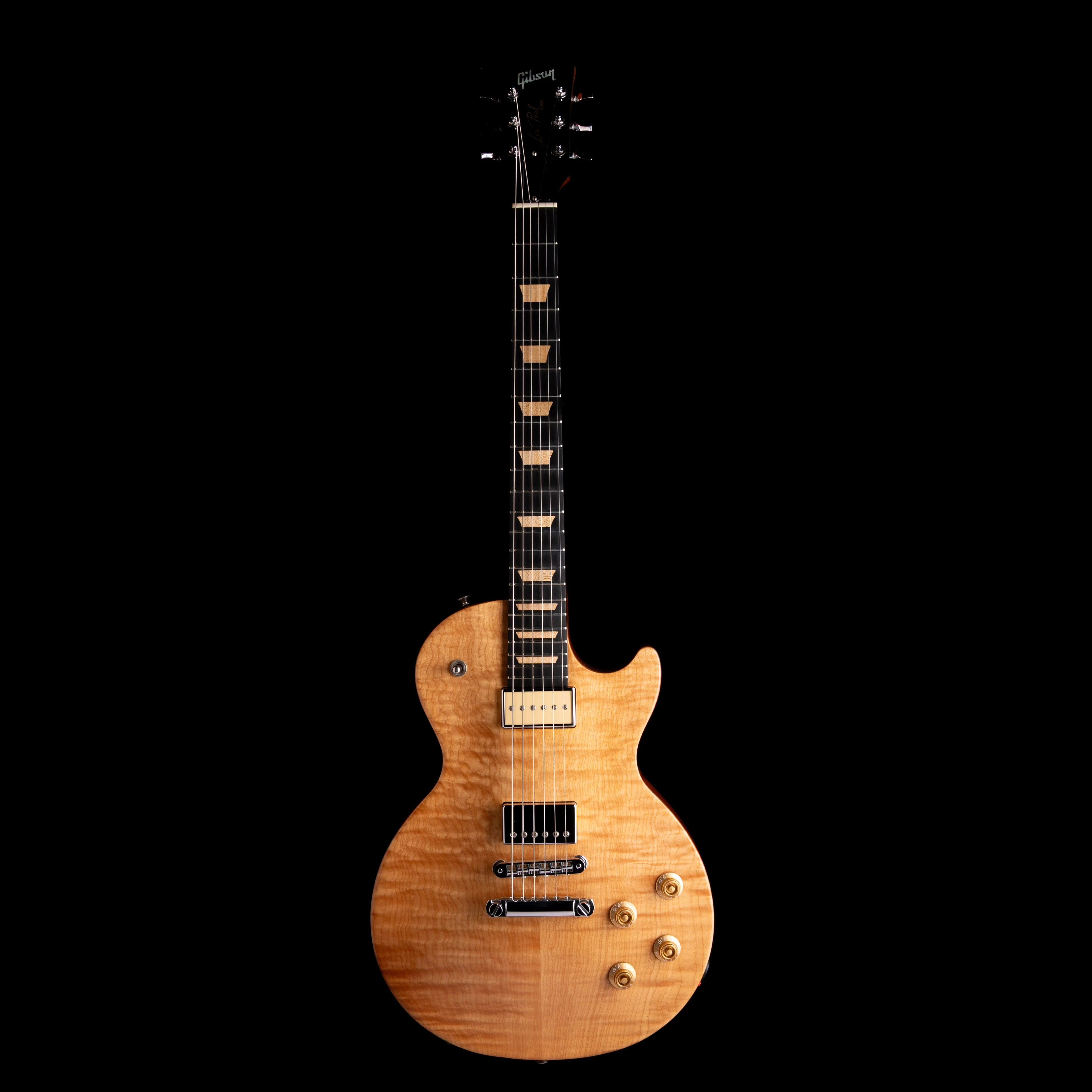 Pre Owned 2008 Gibson Limited Edition Guitar Of The Month Les Paul Push Tone Antique Natural With OHSC - Image 2