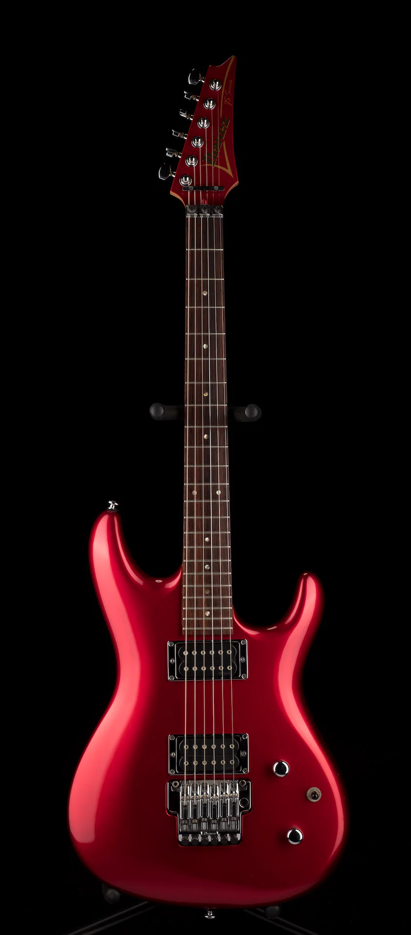 Pre Owned 2008 Ibanez JS1200 Joe Satriani SignatureCandy Apple Red With OHSC - Image 2