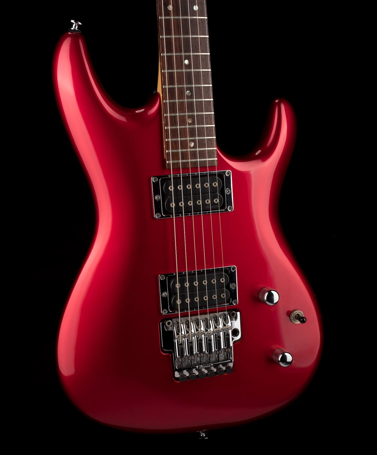 Pre Owned 2008 Ibanez JS1200 Joe Satriani SignatureCandy Apple Red With OHSC - Image 8