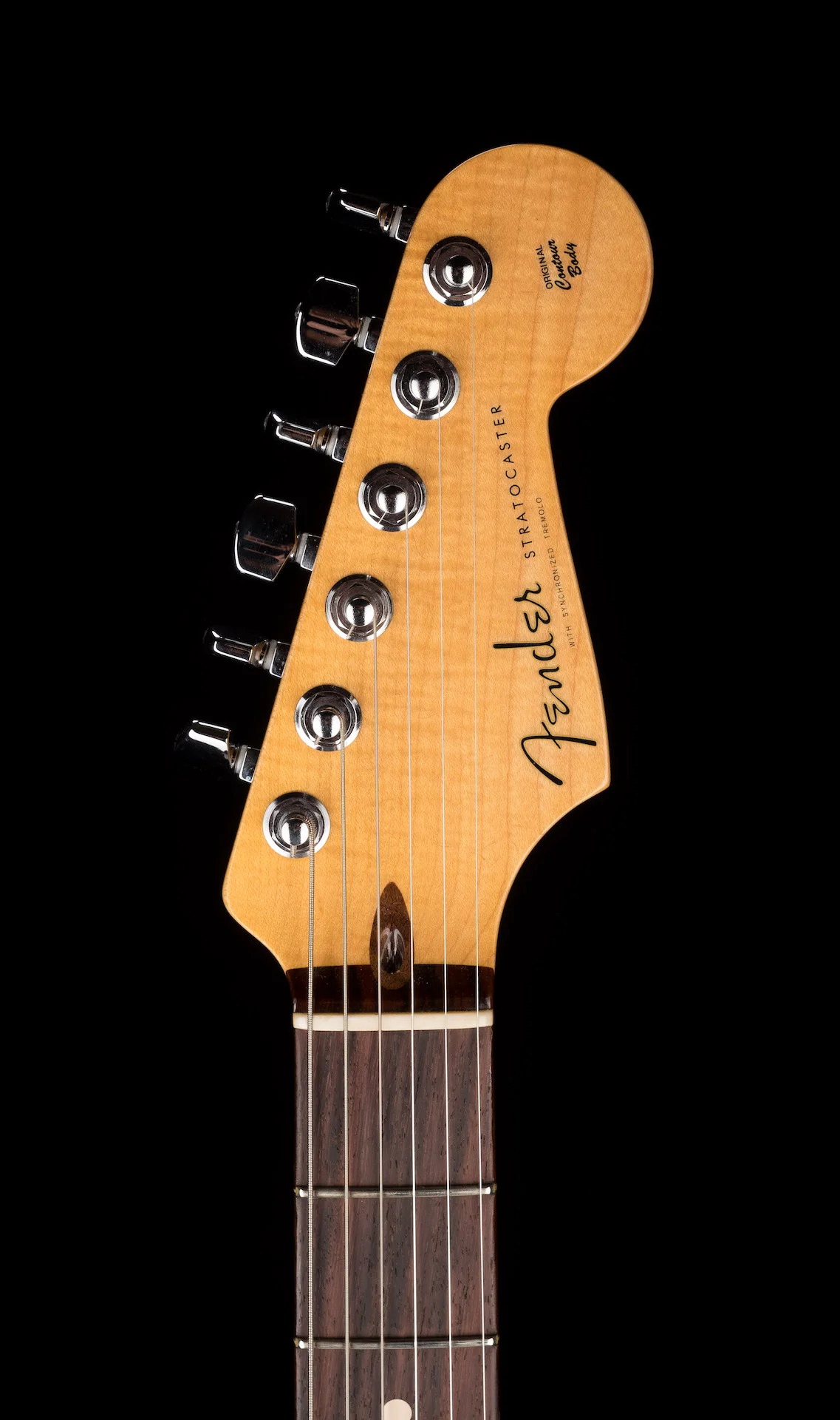 Pre Owned 2009 Fender Custom Shop Custom Deluxe Strat NOS 3-Tone Sunburst With Case - Image 13