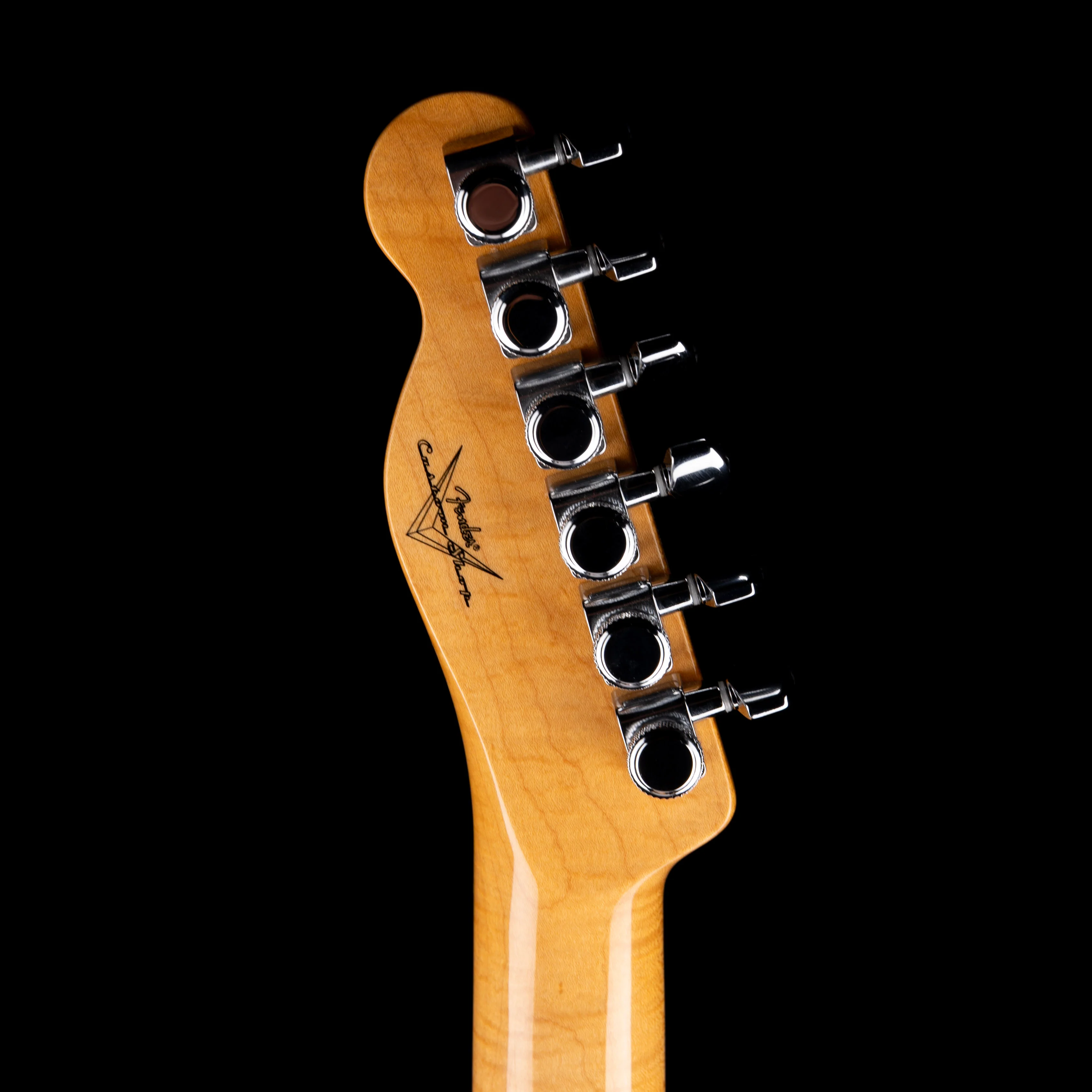 Pre Owned 2009 Fender Custom Shop Custom Deluxe Telecaster HLE Gold With OHSC - Image 14