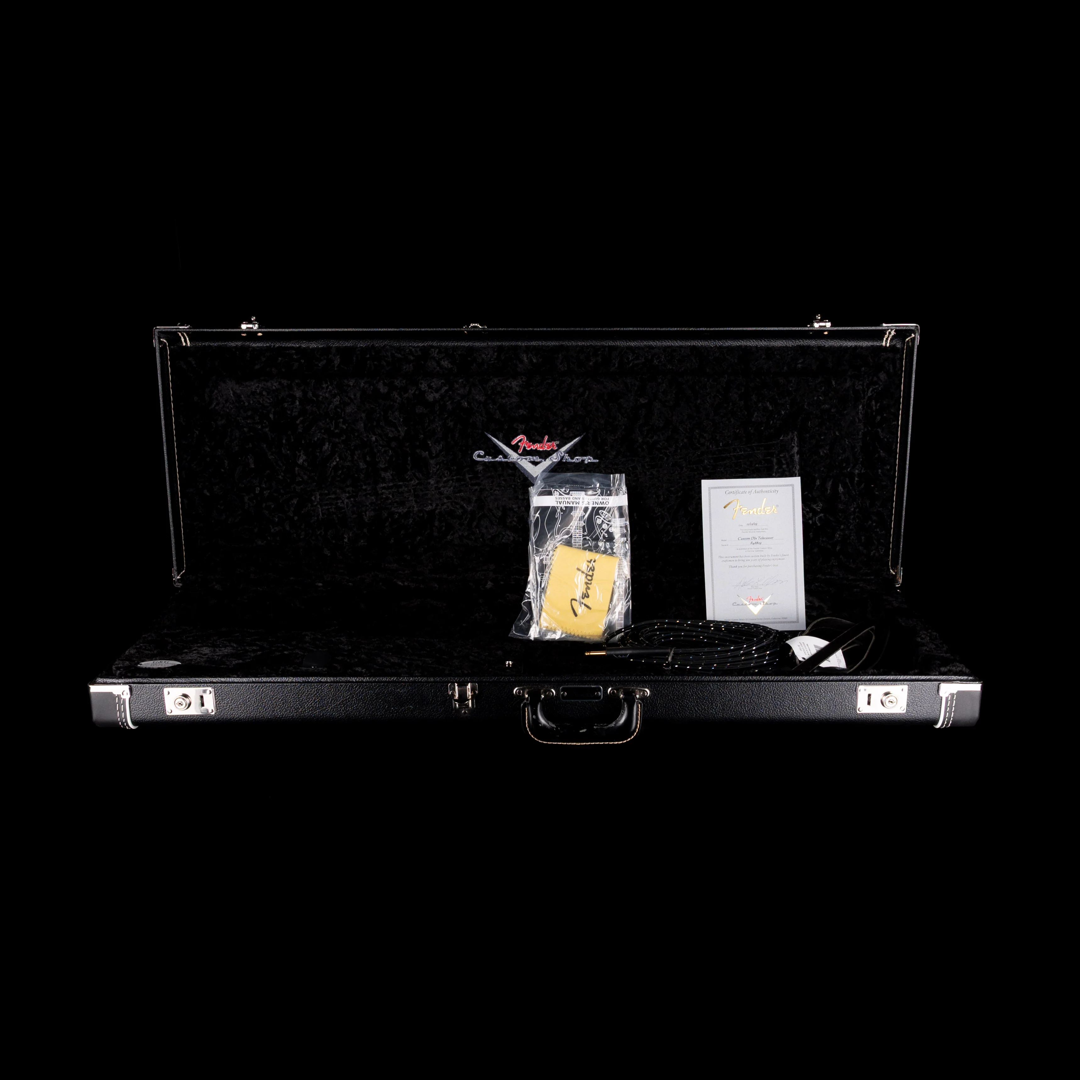 Pre Owned 2009 Fender Custom Shop Custom Deluxe Telecaster HLE Gold With OHSC - Image 16
