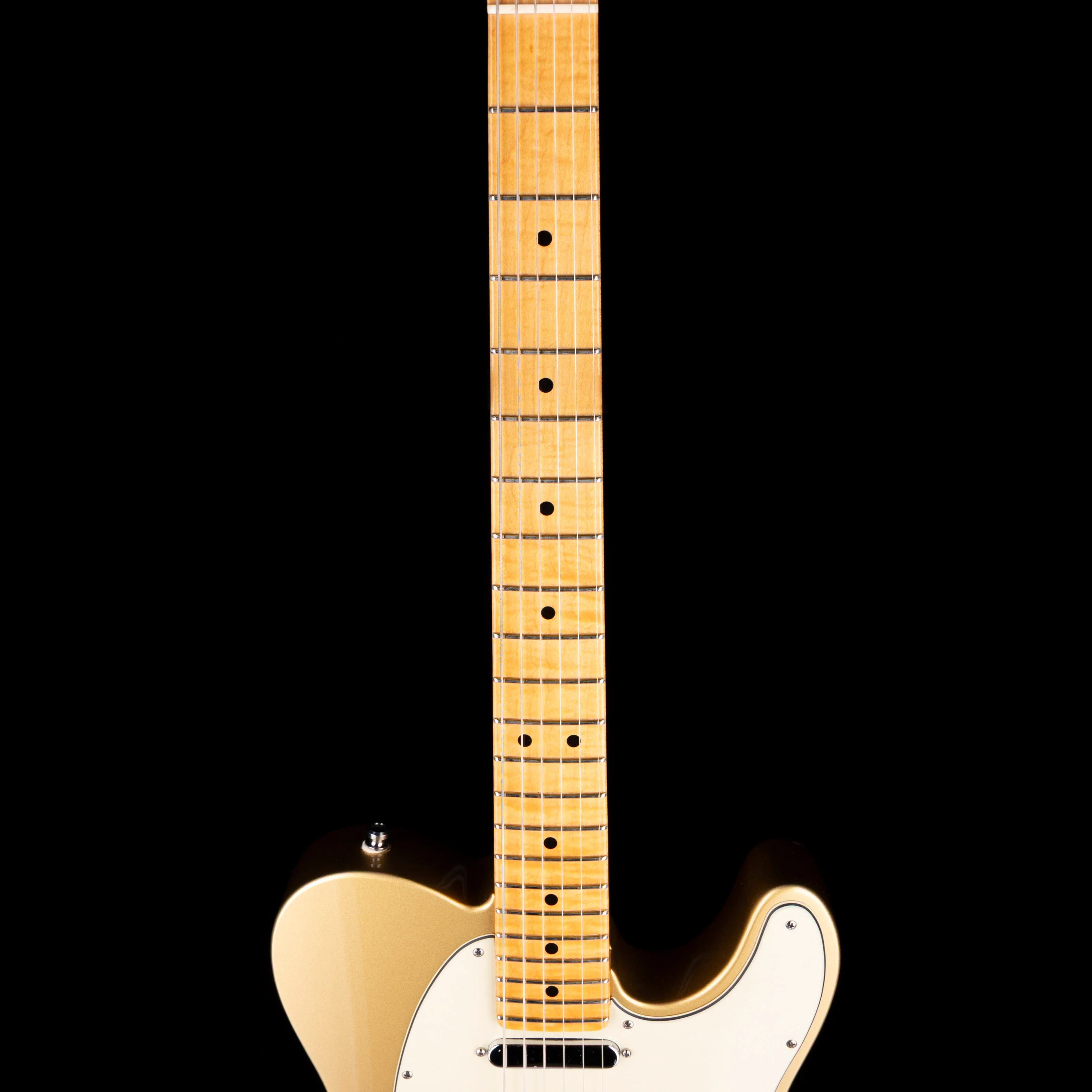 Pre Owned 2009 Fender Custom Shop Custom Deluxe Telecaster HLE Gold With OHSC - Image 7
